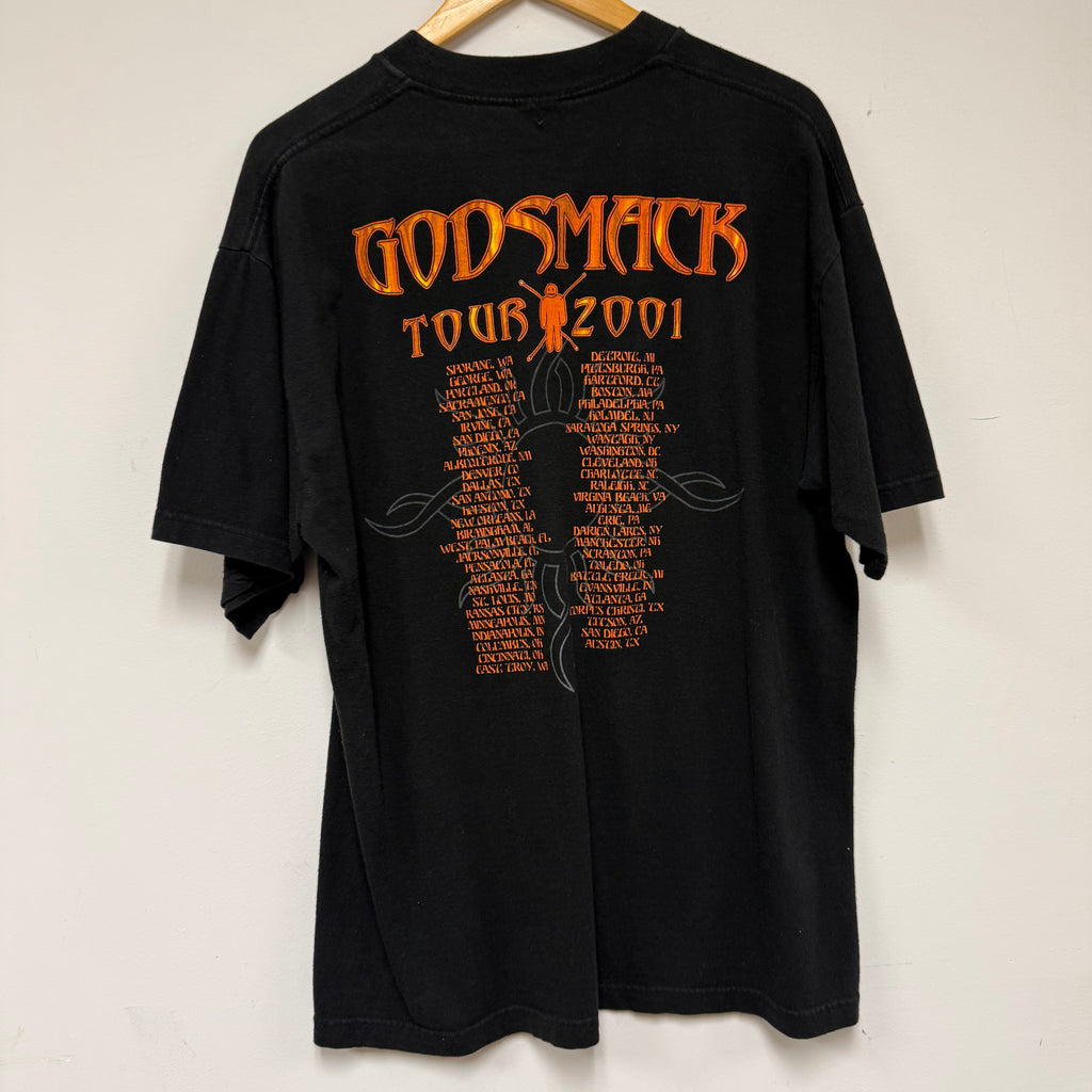 Vintage 2001 Godsmack Tour T-Shirt: XL