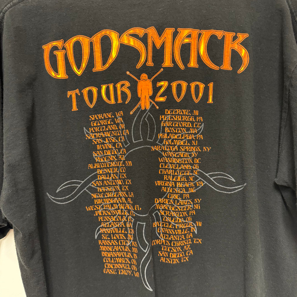 Vintage 2001 Godsmack Tour T-Shirt: XL