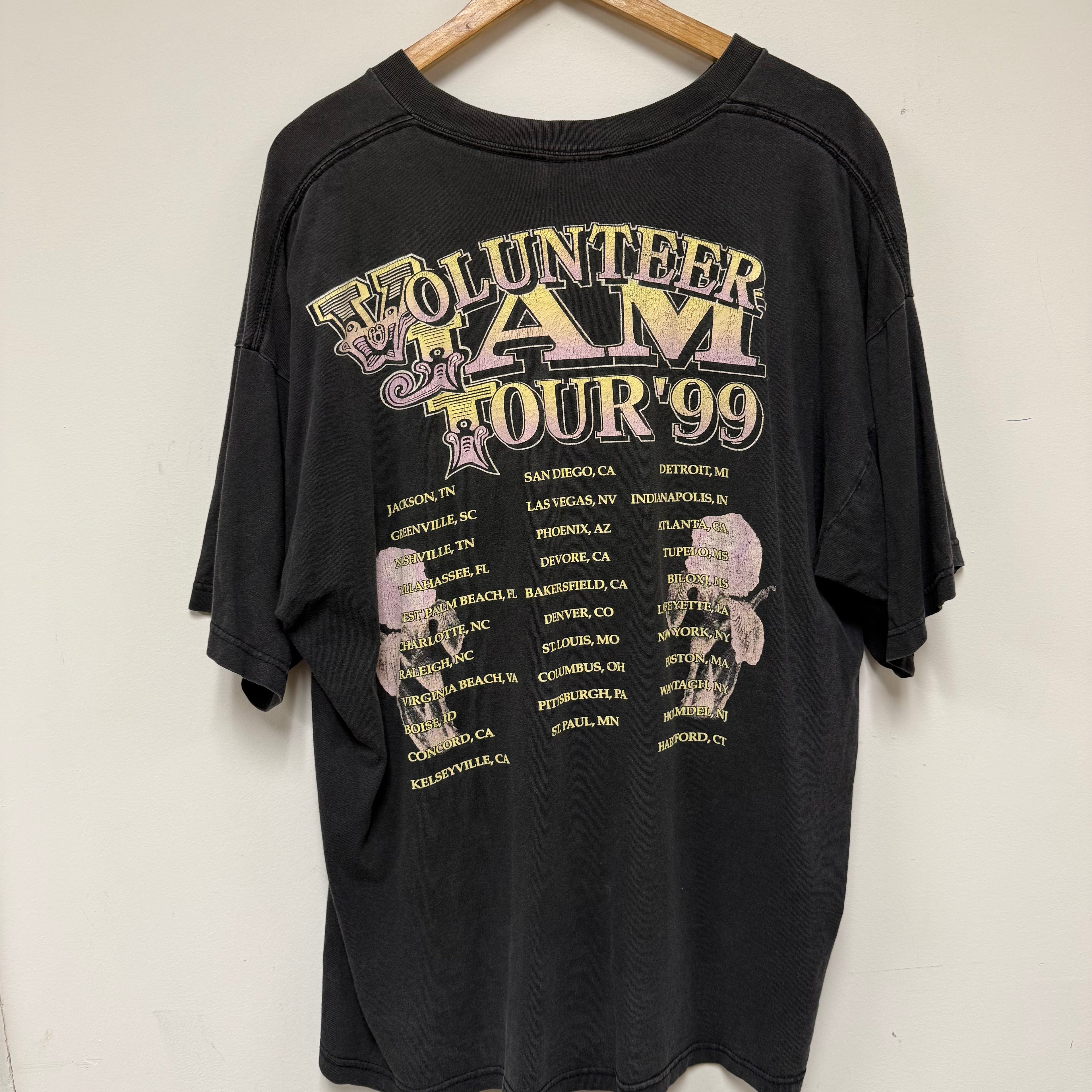 Vintage 1999 Volunteer Jam Tour T-Shirt: XXL