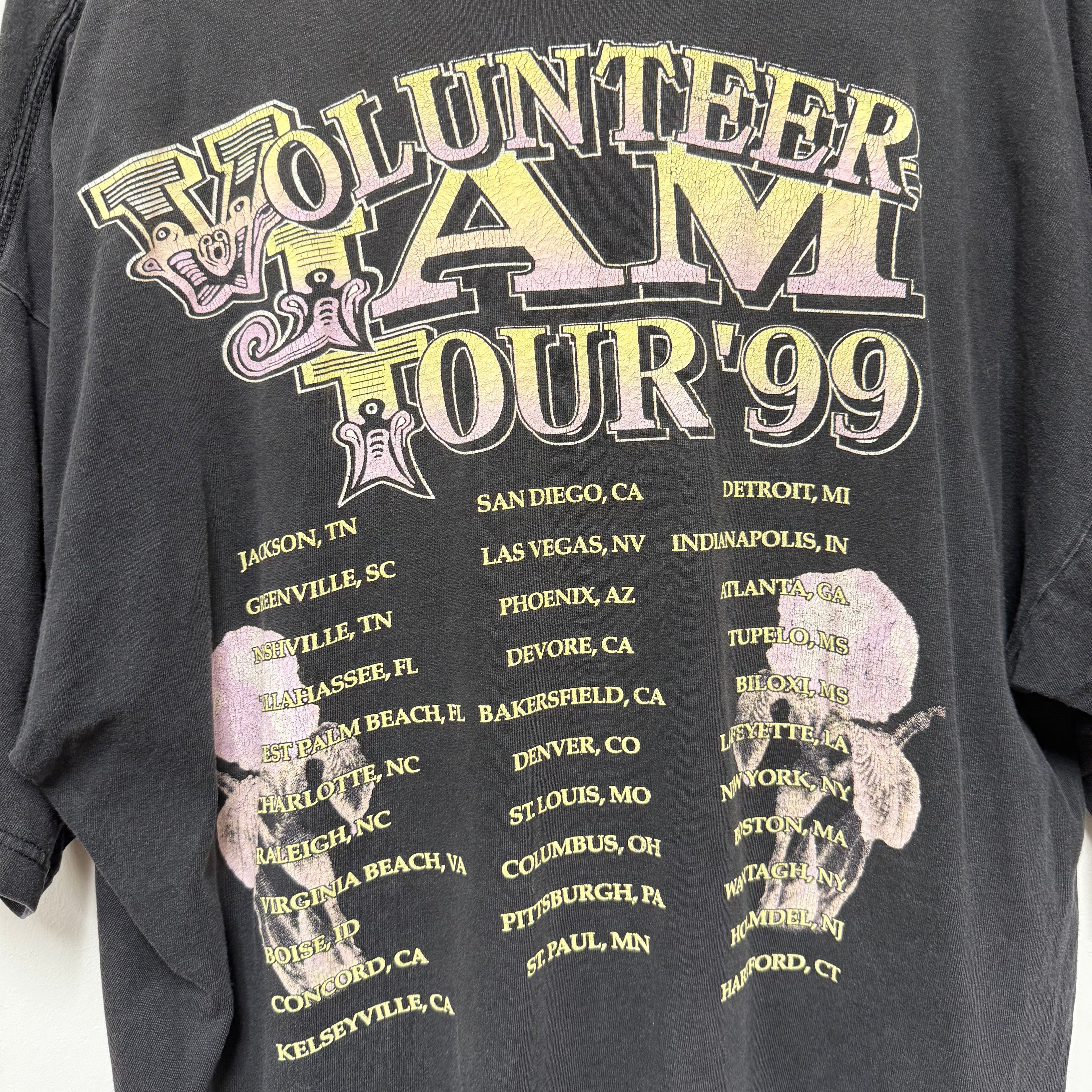 Vintage 1999 Volunteer Jam Tour T-Shirt: XXL