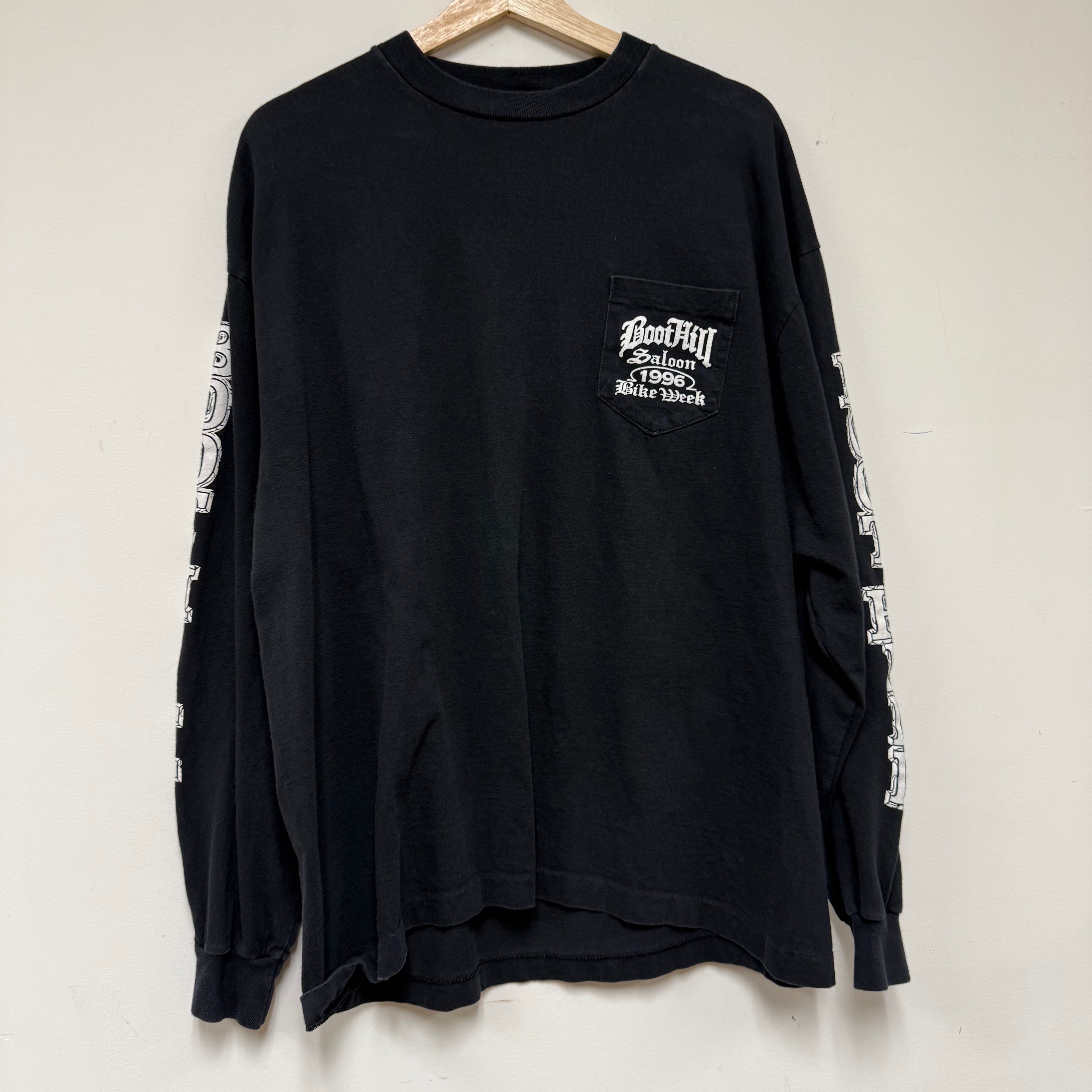 Vintage 1996 Boot Hill Saloon Bike Week Long Sleeve: XXL