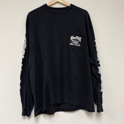 Vintage 1996 Boot Hill Saloon Bike Week Long Sleeve: XXL