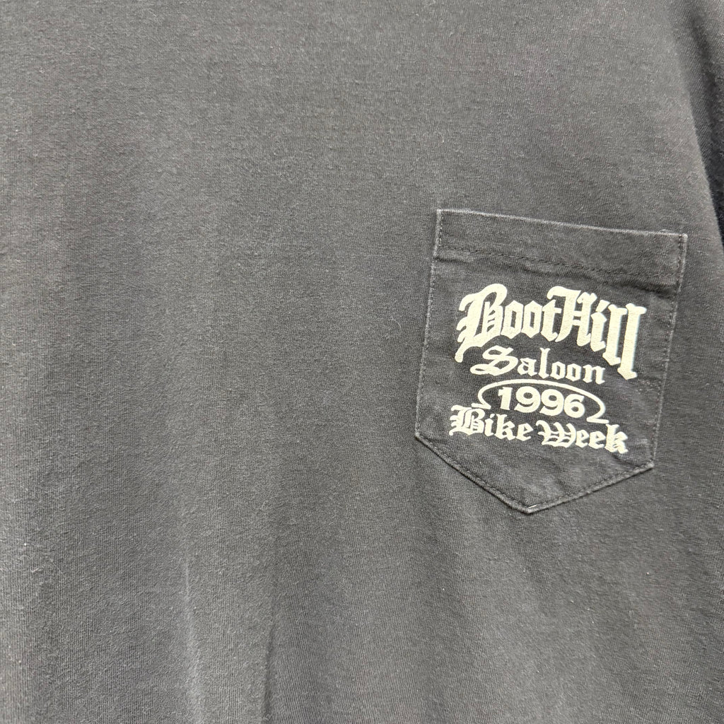 Vintage 1996 Boot Hill Saloon Bike Week Long Sleeve: XXL
