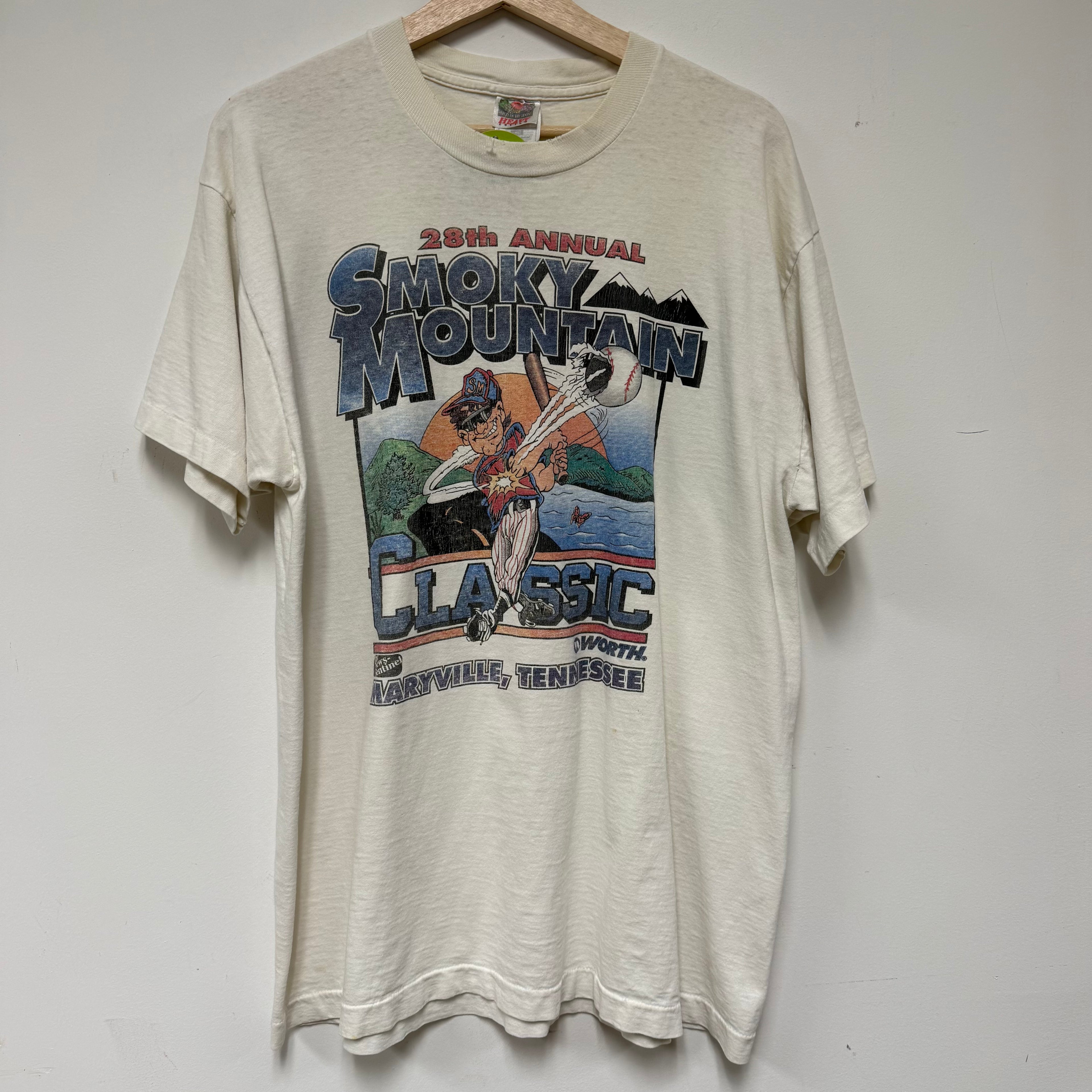 Vintage Smokey Mountain Baseball T-Shirt: XL