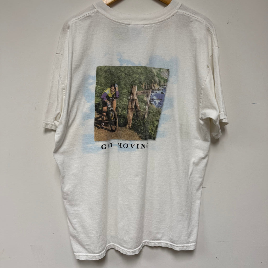 Vintage Claritin 'Get Moving' T-Shirt: XL