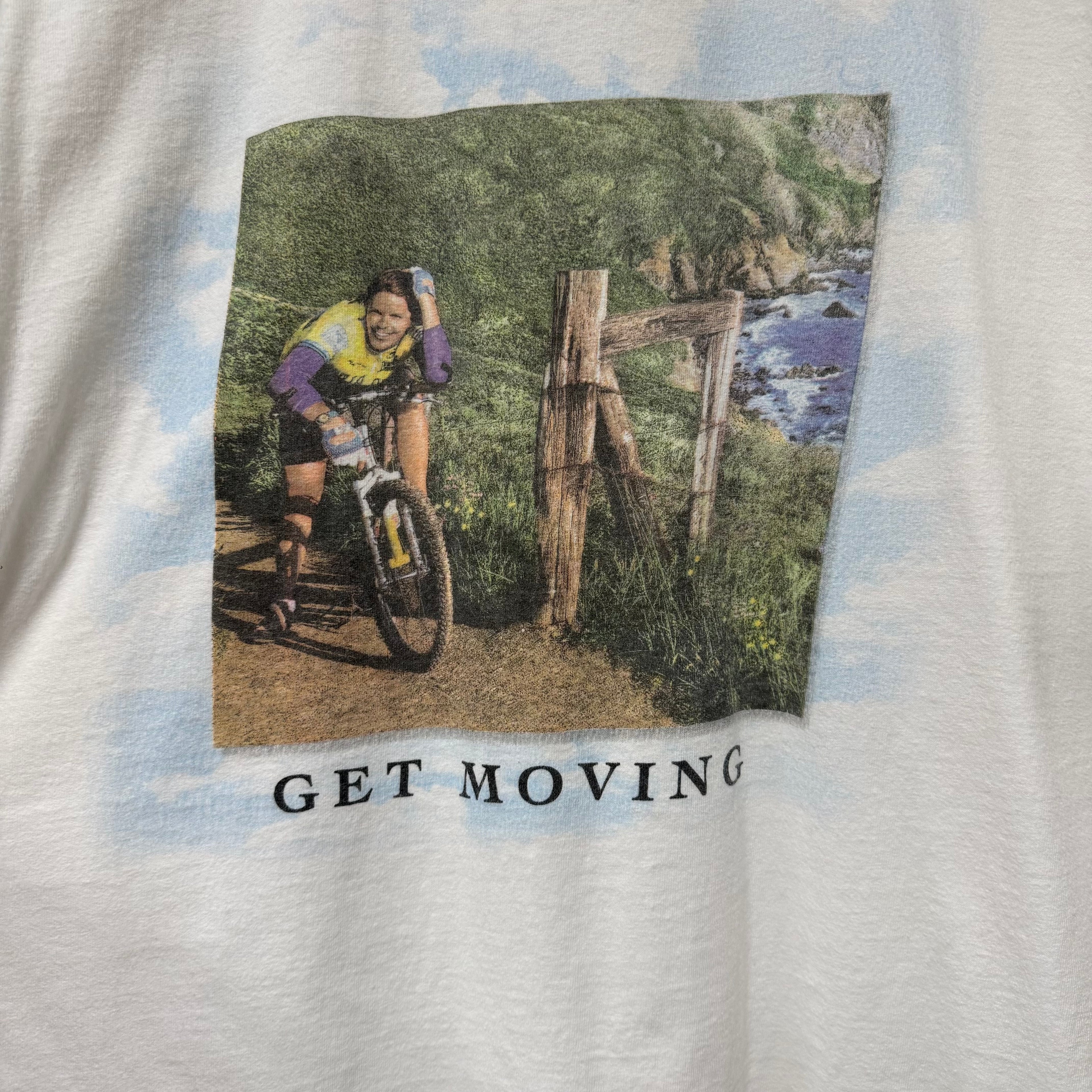 Vintage Claritin 'Get Moving' T-Shirt: XL