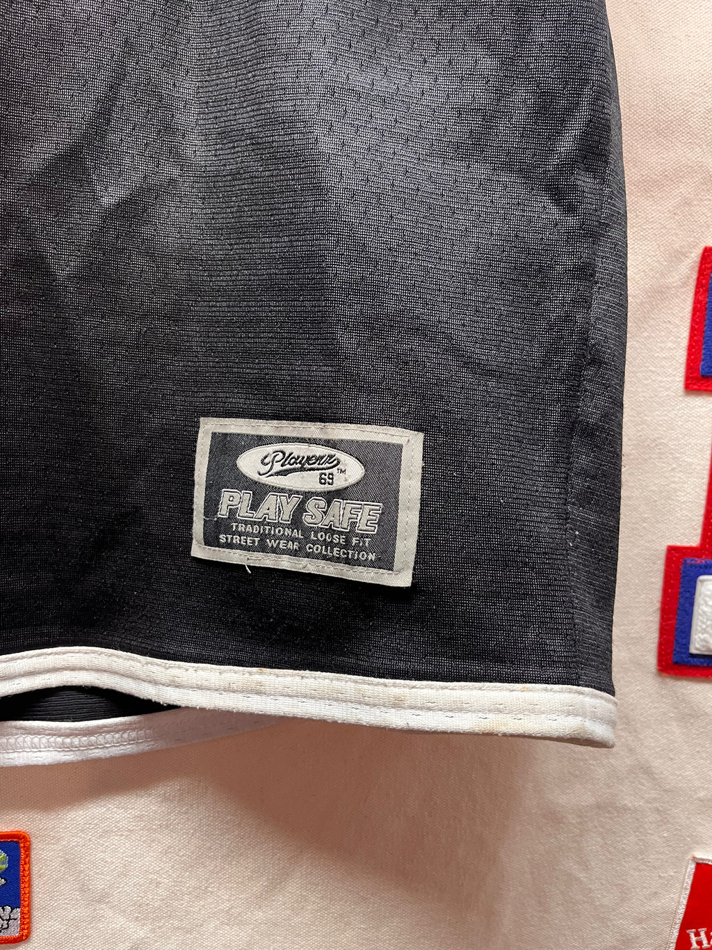 Vintage Playerz 69 Black Mesh Y2K Football Jersey: XXL