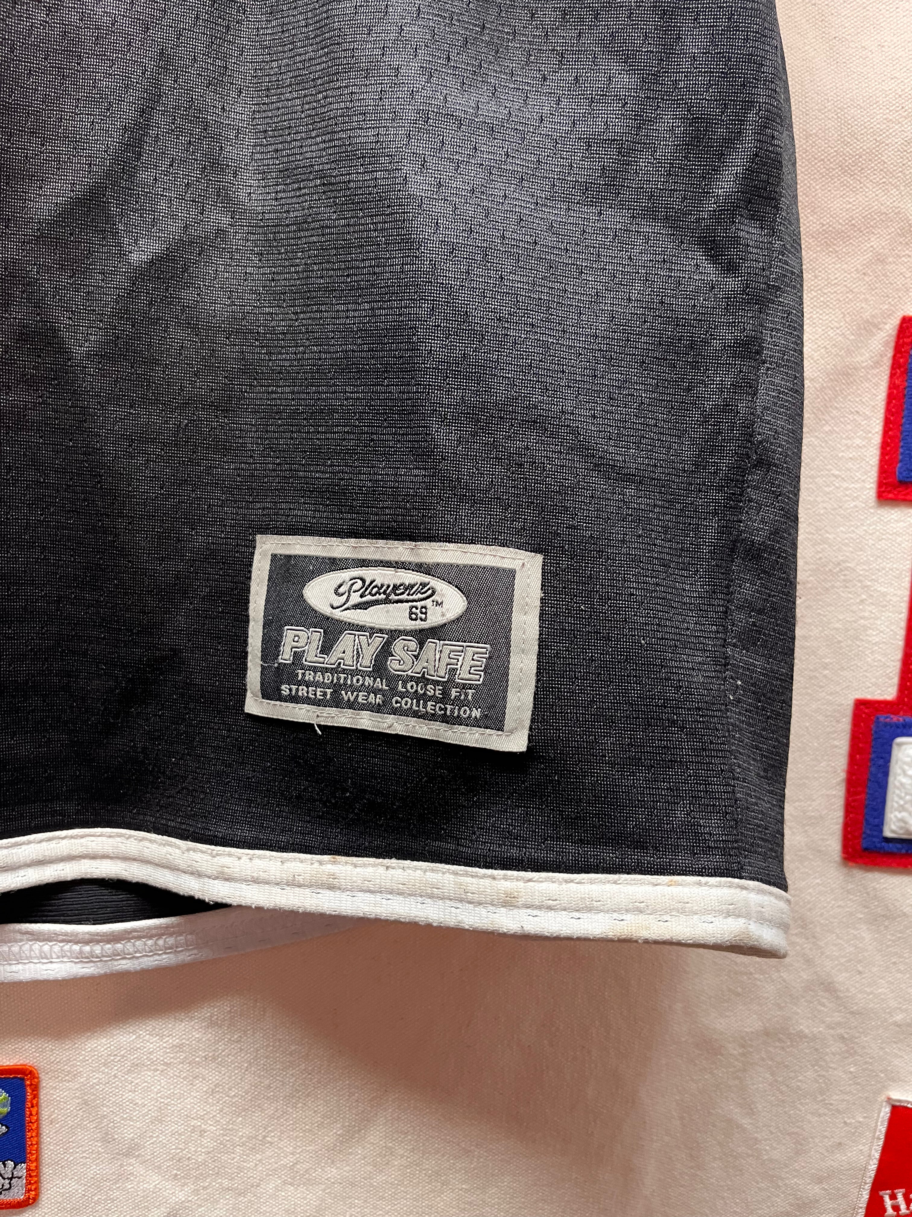 Vintage Playerz 69 Black Mesh Y2K Football Jersey: XXL