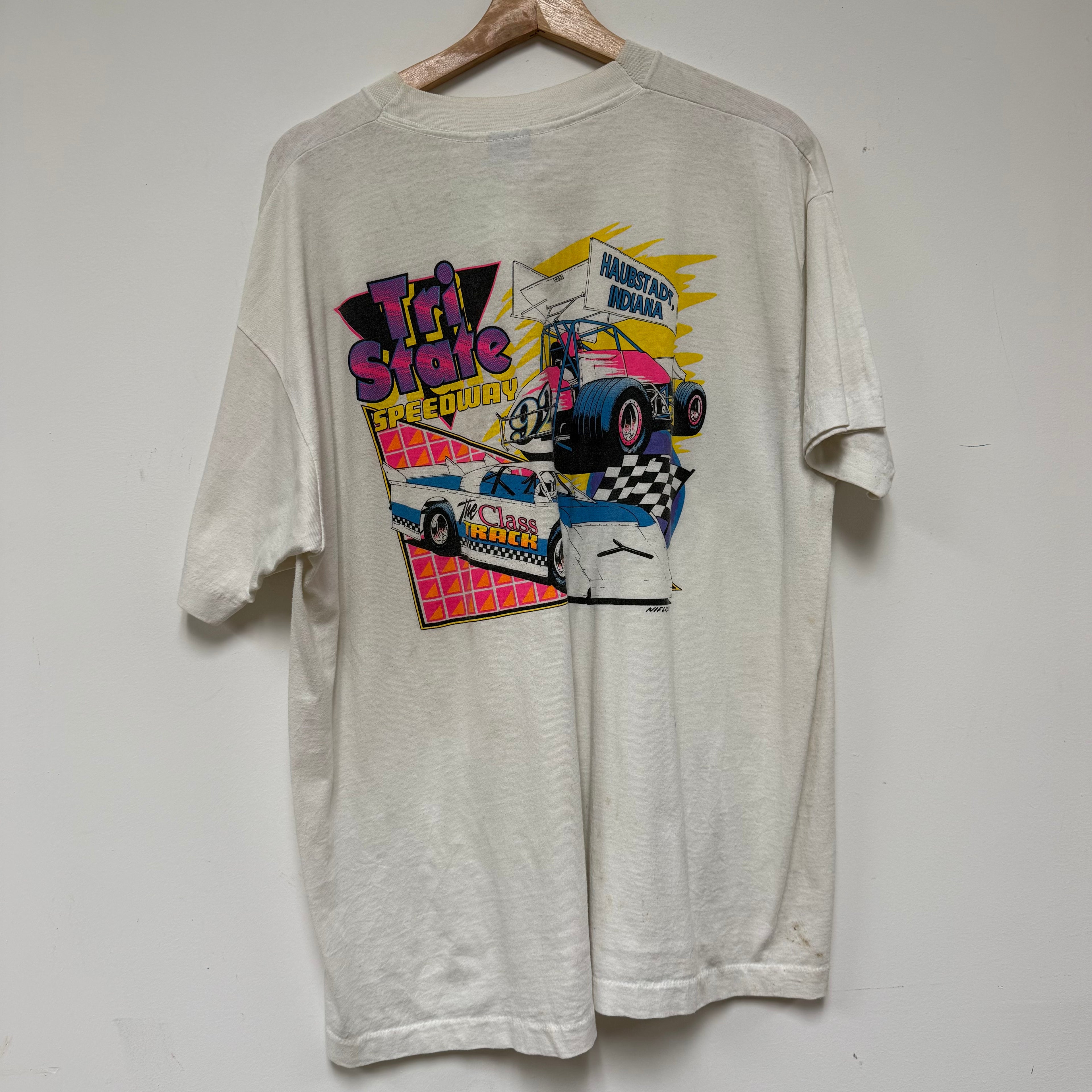 Vintage Tri-State Speedway Haubstadt, Indiana Shirt: XXL