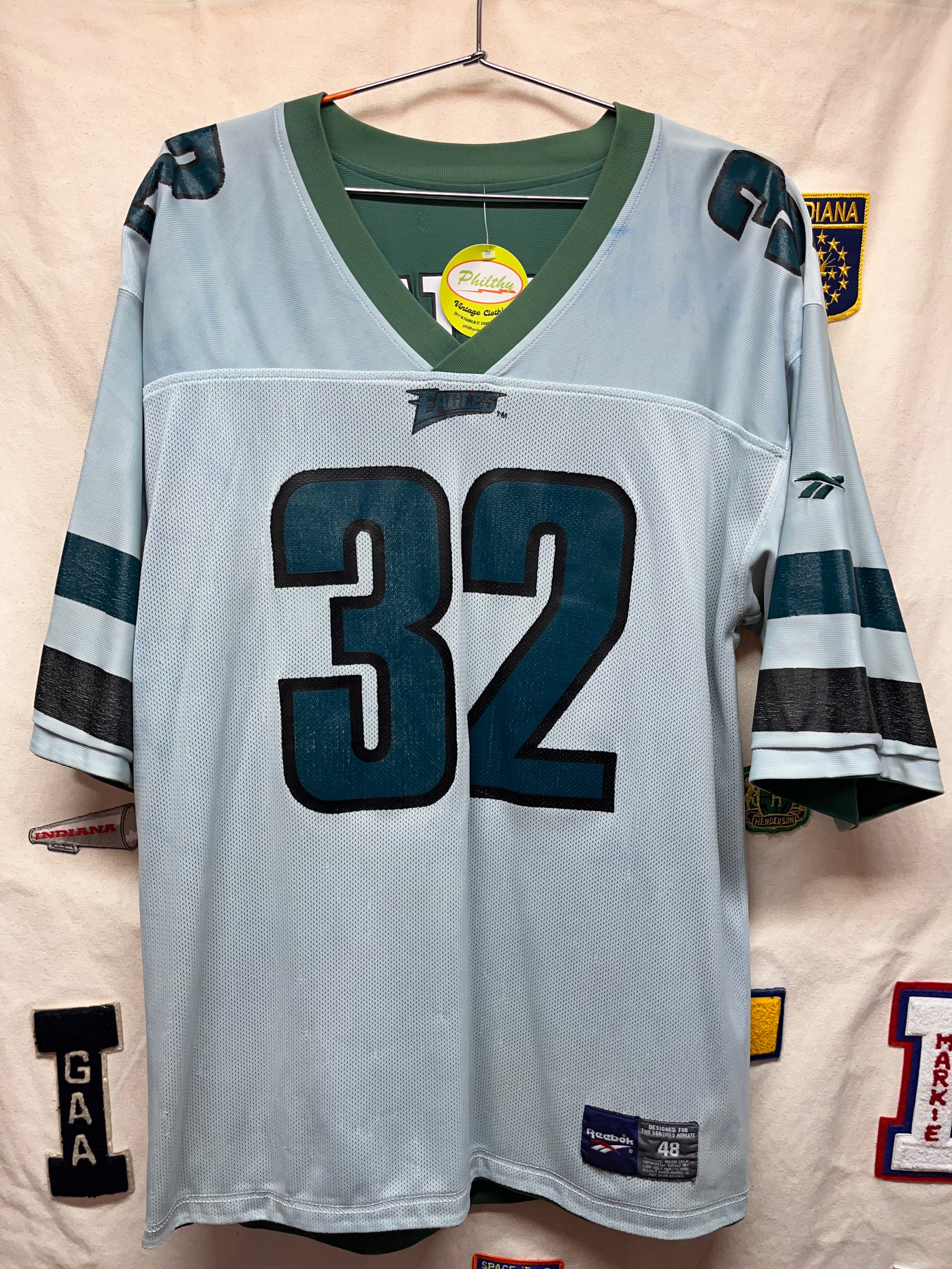 Vintage Reversible Philadelphia Eagles 32 Ricky Watters Reebok NFL Football Jersey: XL