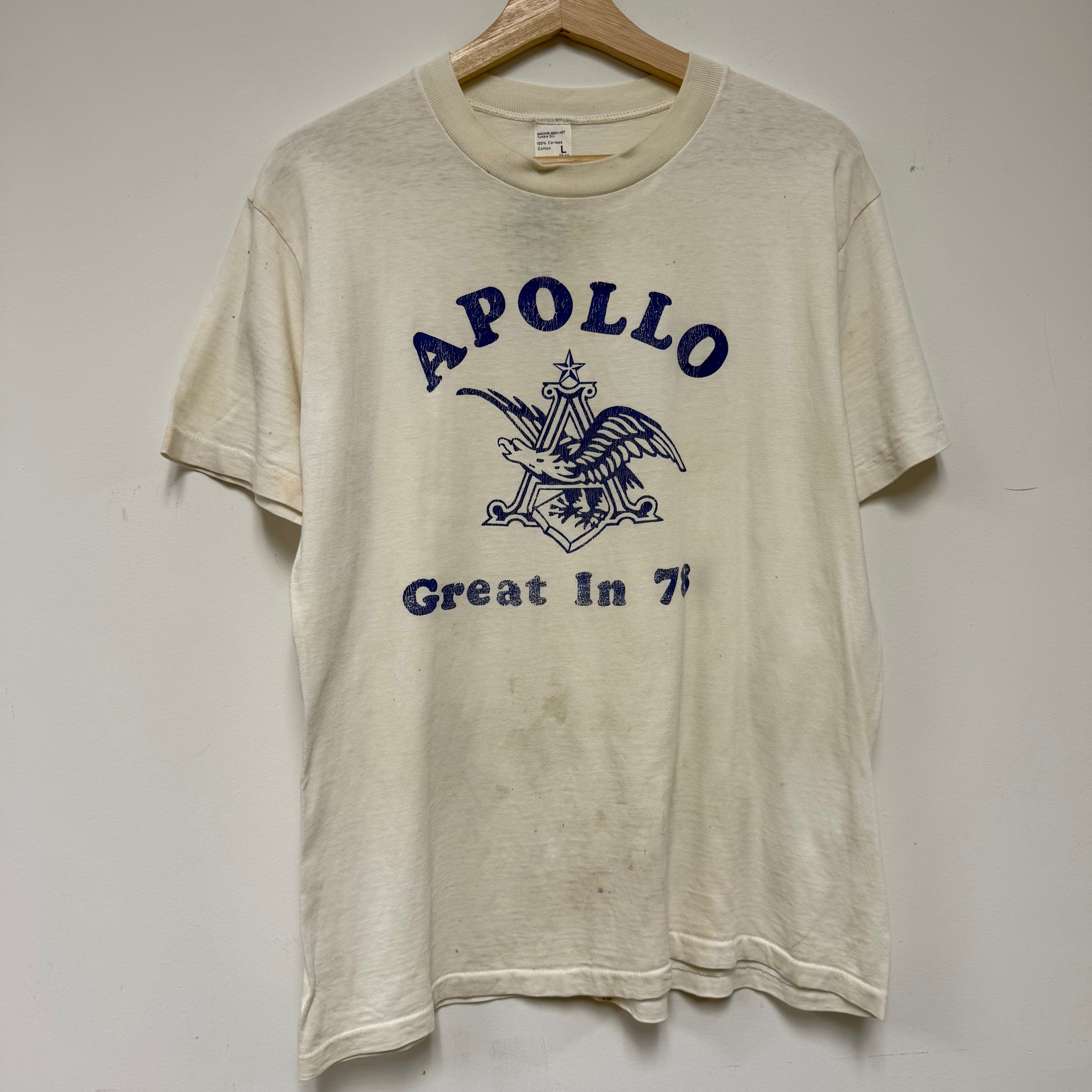 Vintage '78 Apollo T-Shirt: L