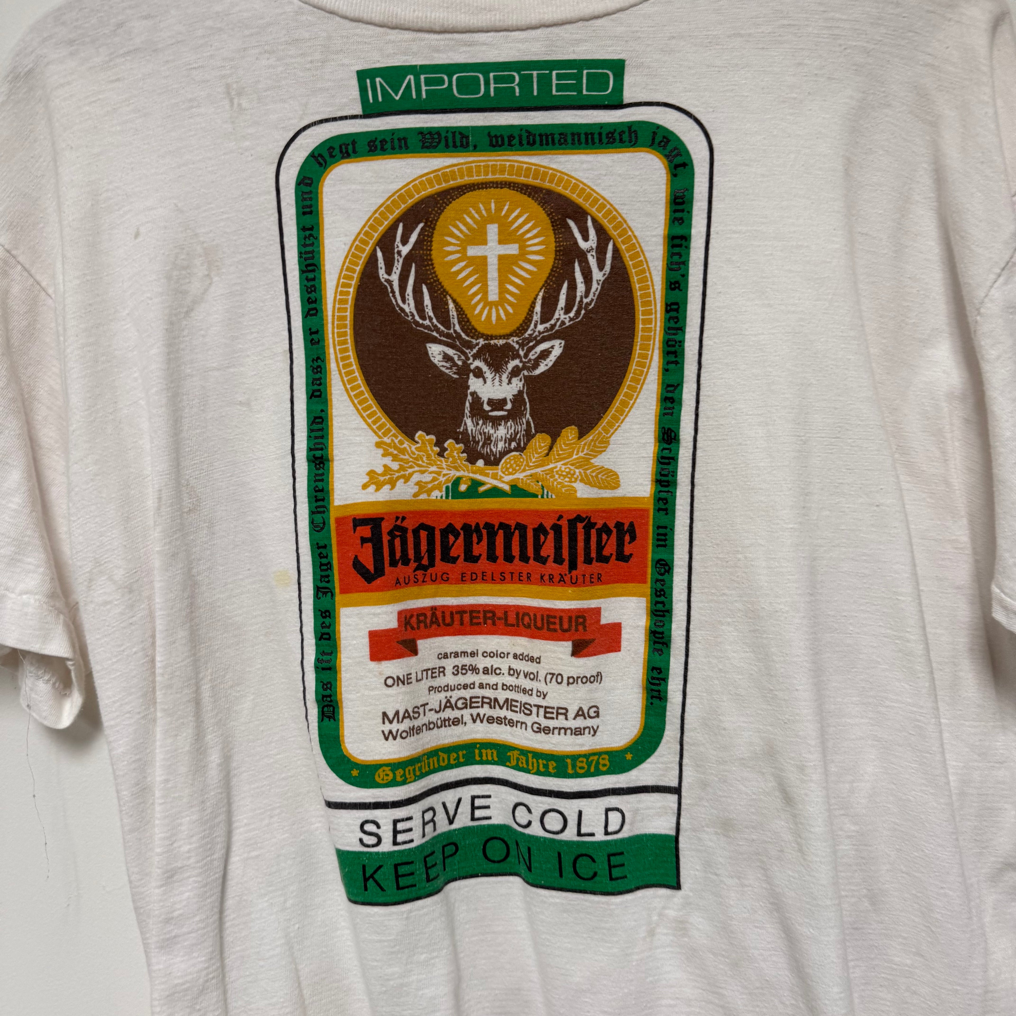 Vintage Jagermeister T-Shirt: L