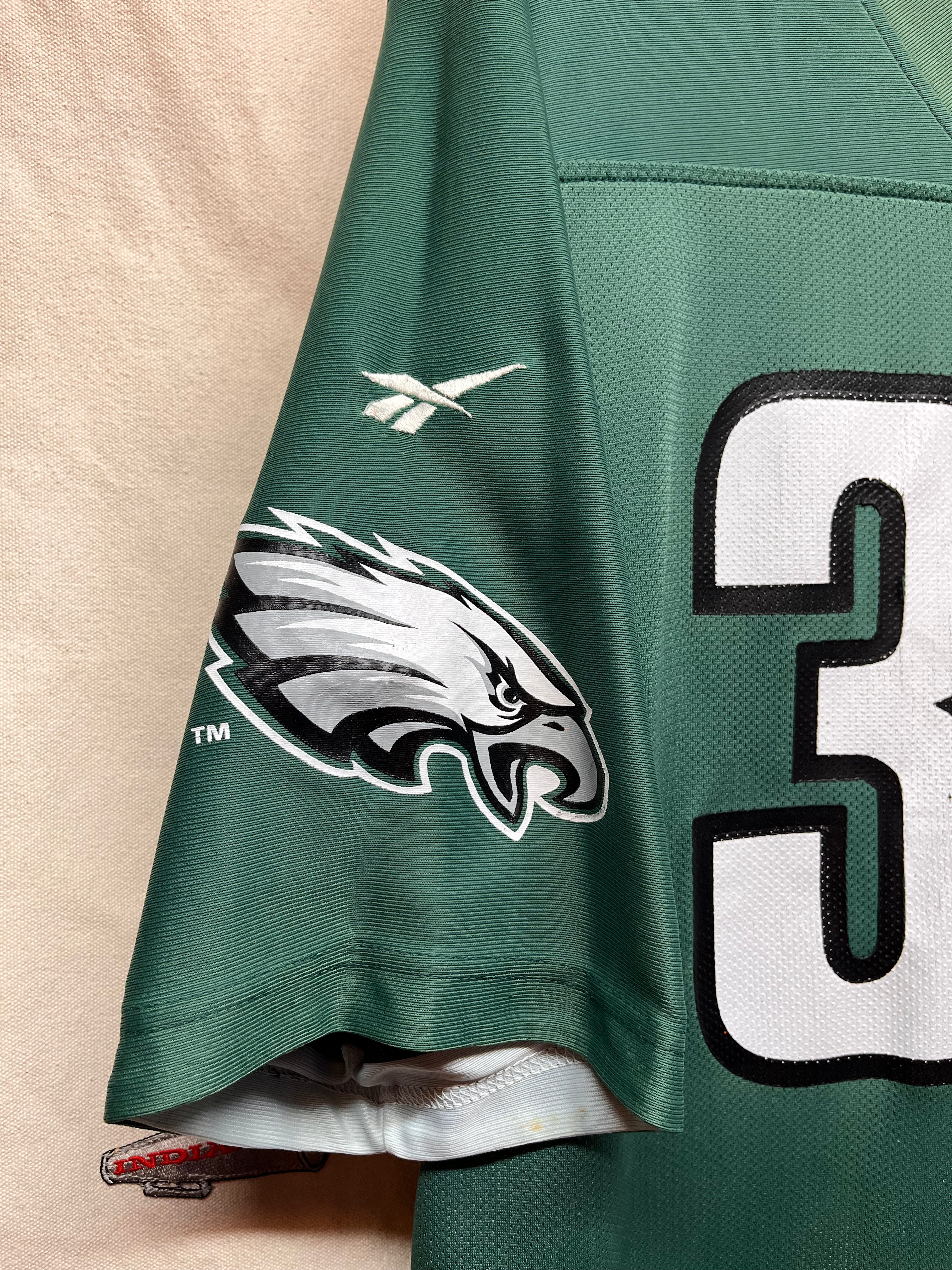 Vintage Reversible Philadelphia Eagles 32 Ricky Watters Reebok NFL Football Jersey: XL