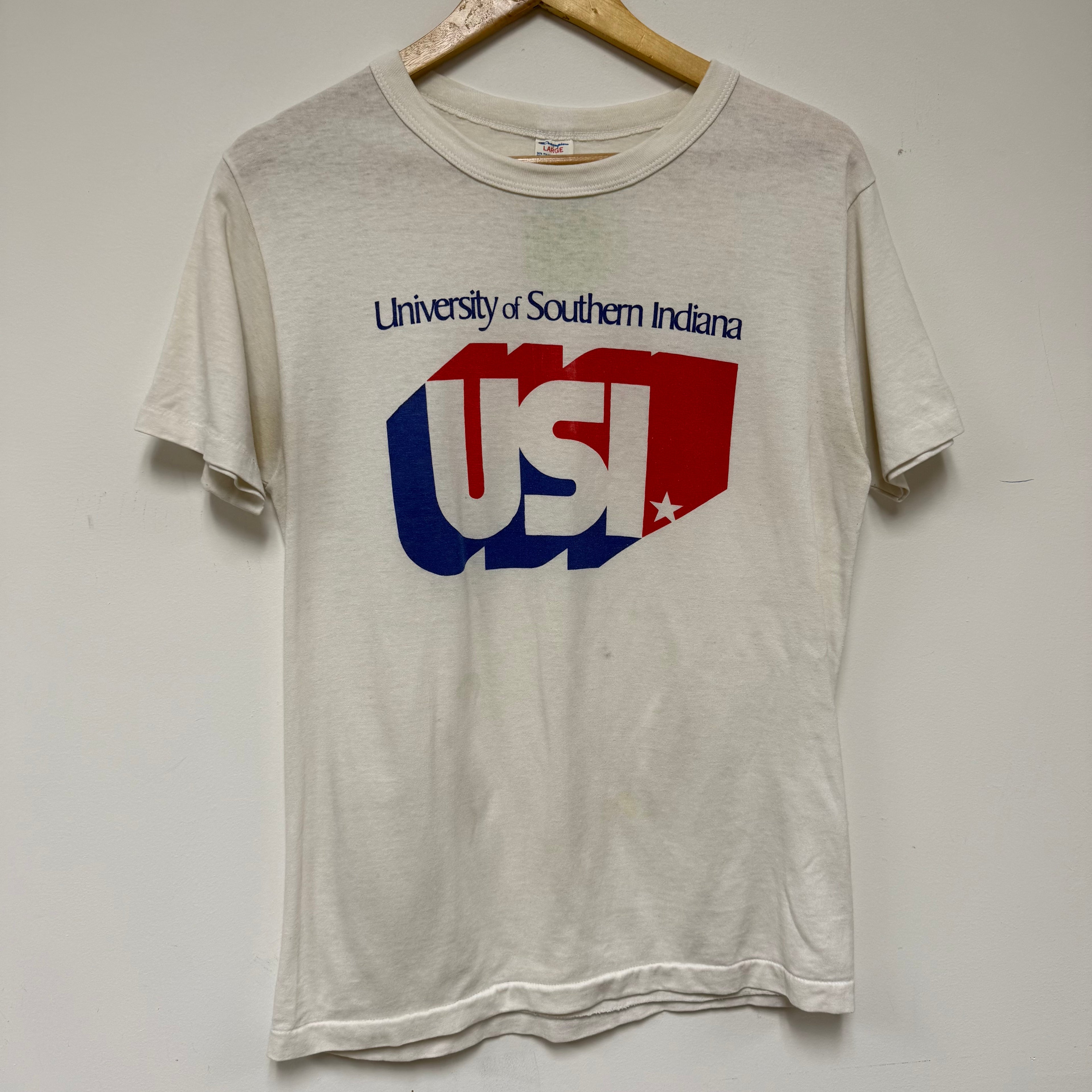 Vintage University of Southern Indiana USI T-Shirt: L