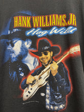 Load image into Gallery viewer, Vtg Hank Williams Jr. Hog Wild Country Tour 1995 Screenplay Black T-Shirt Large
