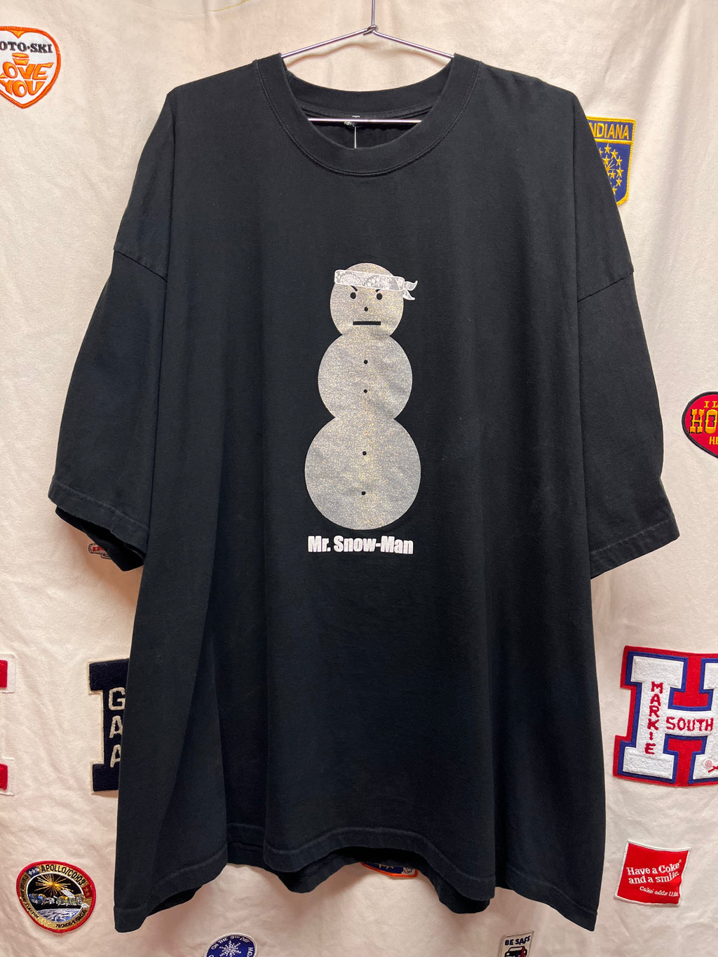 Vintage Young Jeezy Mr.Snowman We Got That Snow Man Rap Black T-Shirt: 4XL