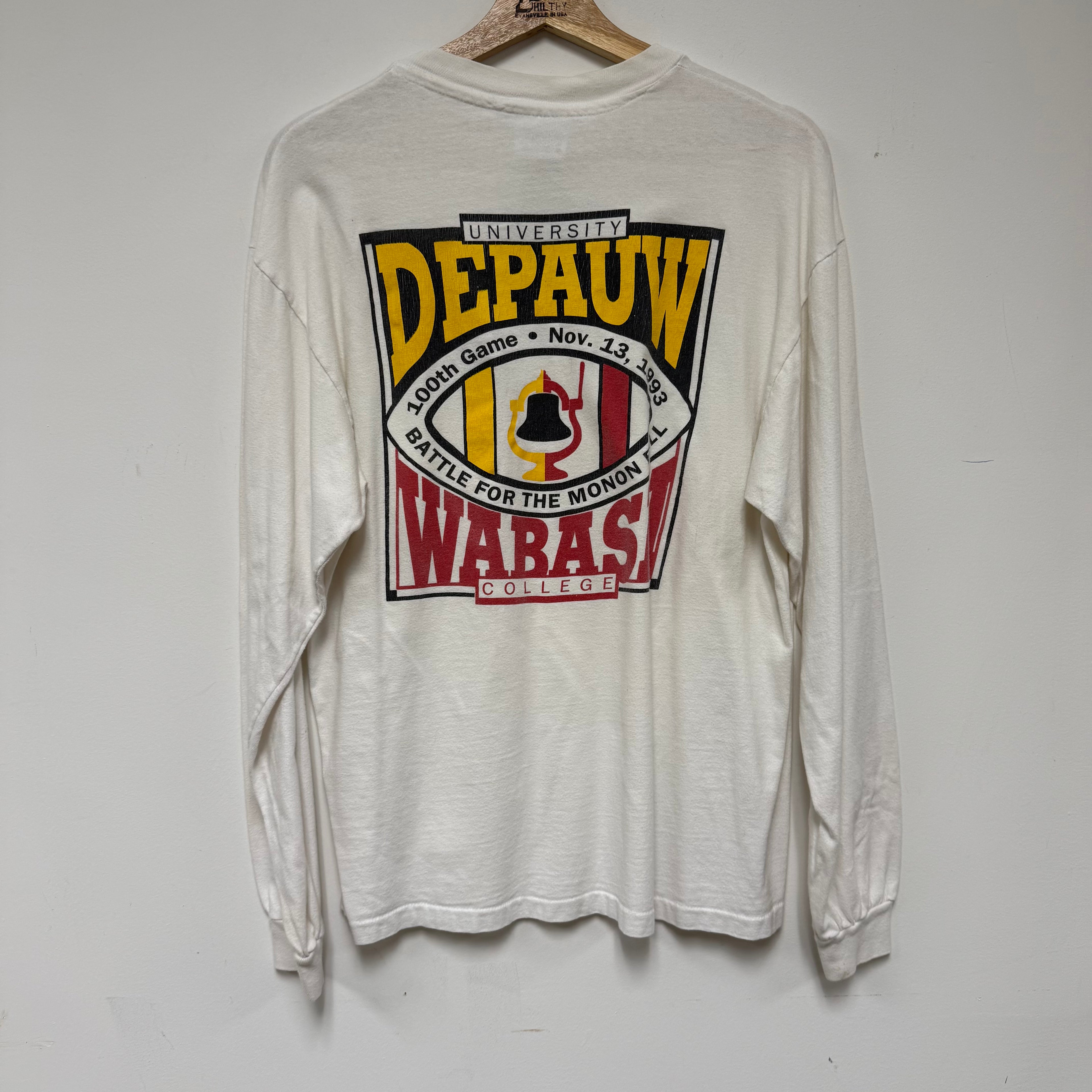 Vintage DePauw Wabash Long Sleeve: L