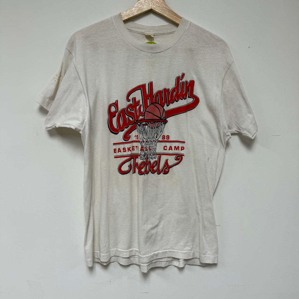 Vintage 1989 East Hardin Basketball Camp Shirt: L/XL