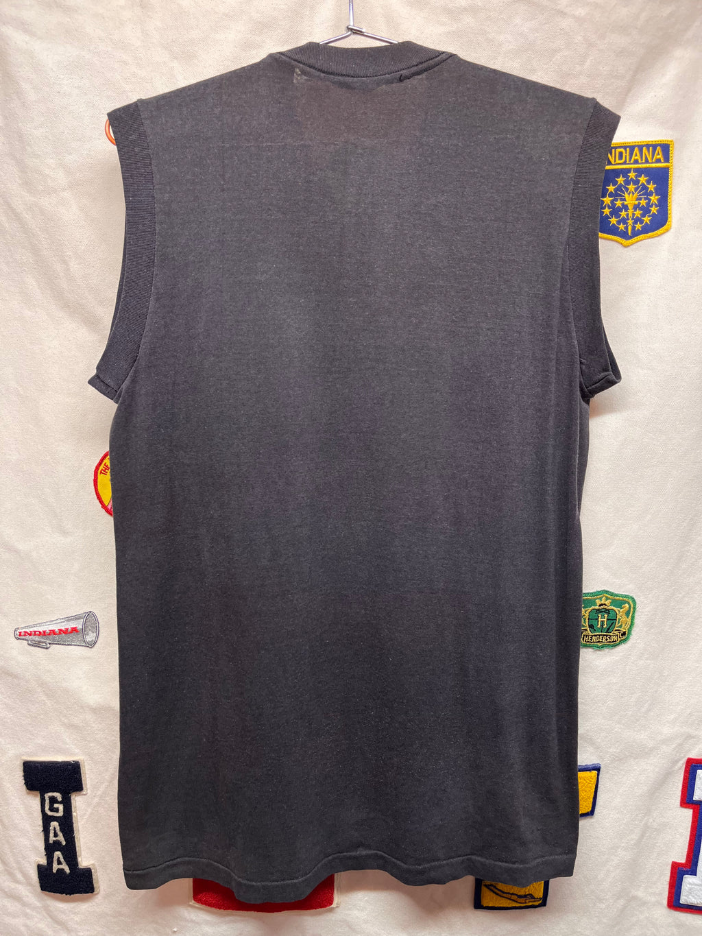 Vintage Harley Davidson Daytona Beach Bike Week 1990 BlackCut Off T-Shirt: XL