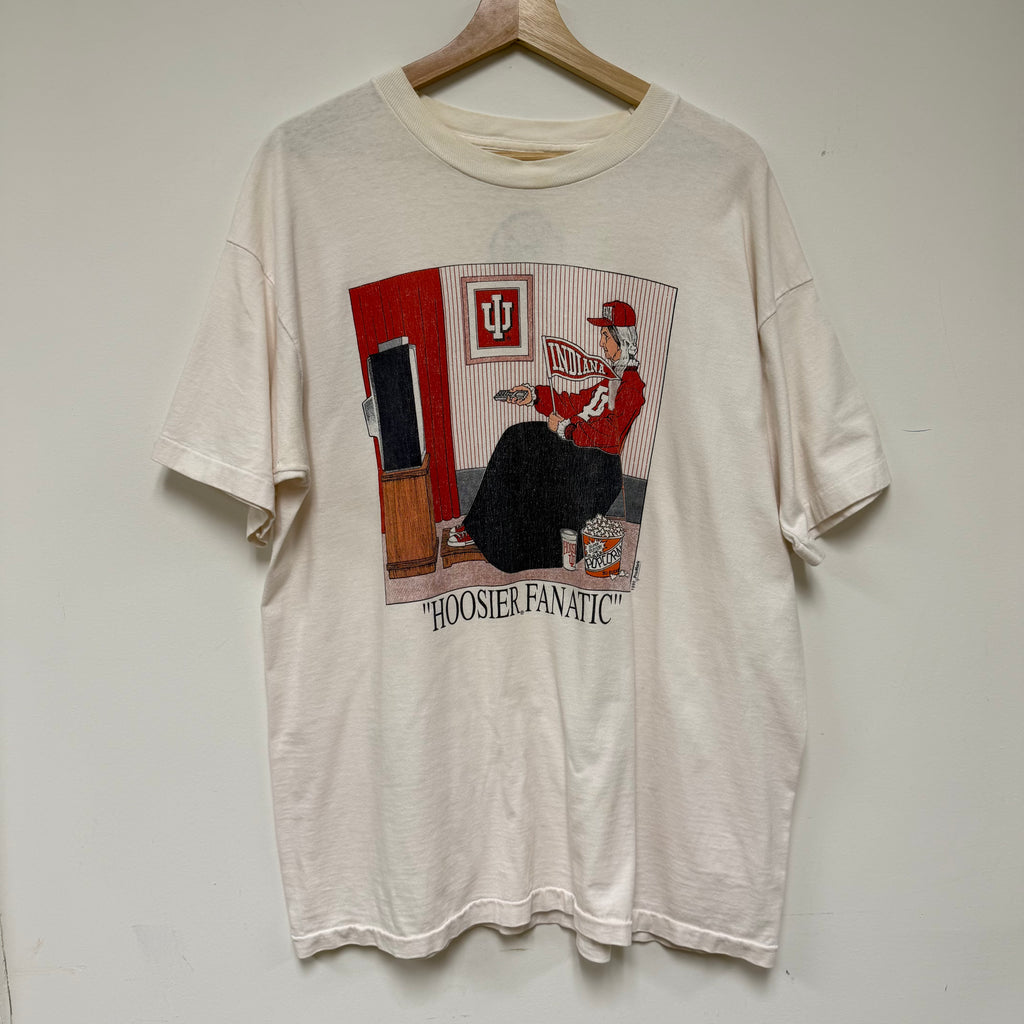 Vintage IU 'Hoosier Fanatic' Indiana University T-Shirt: XL