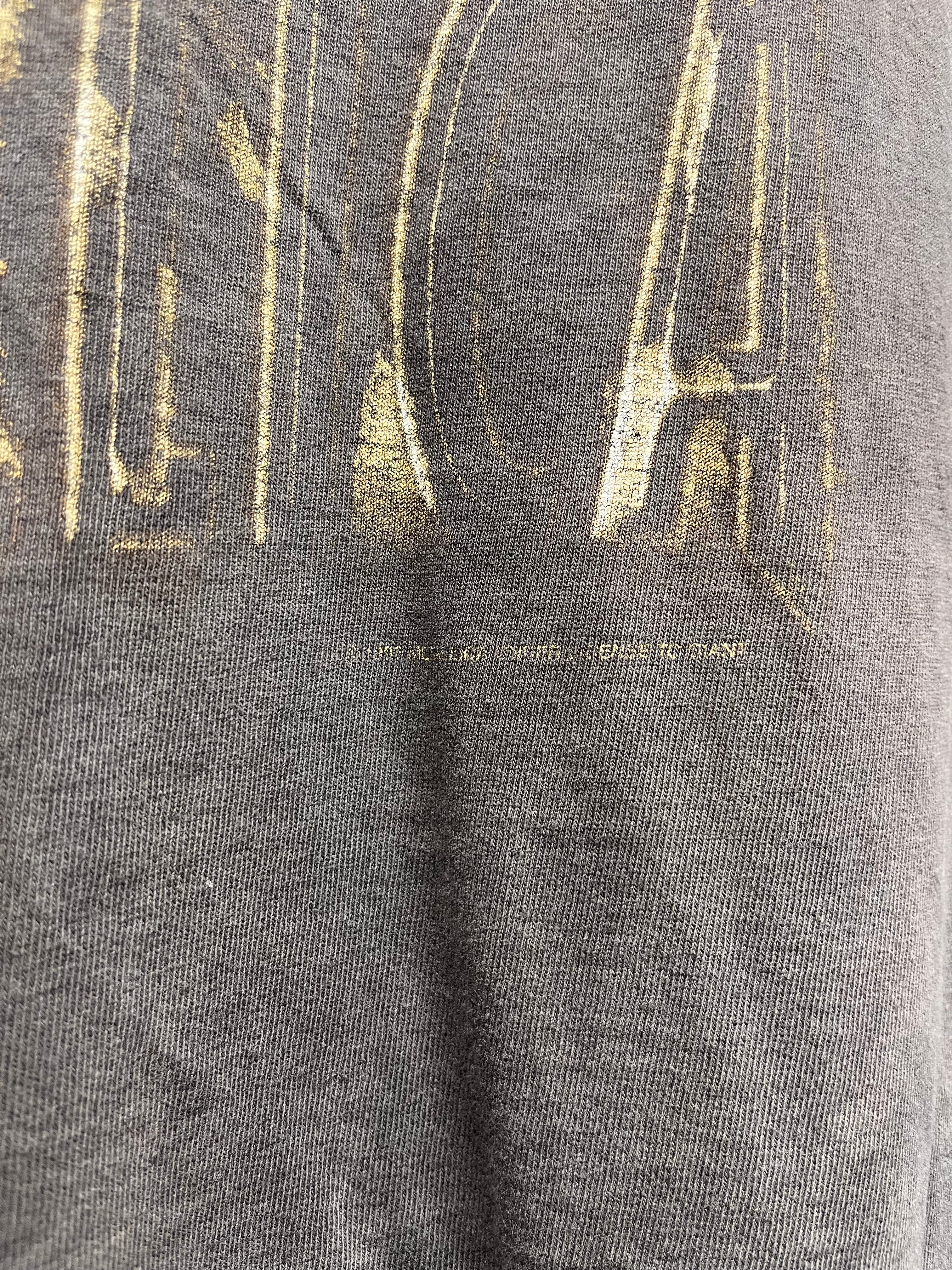 Vintage Metallica 1996 Black Distressed Thrashed Giant Band T-Shirt: XL