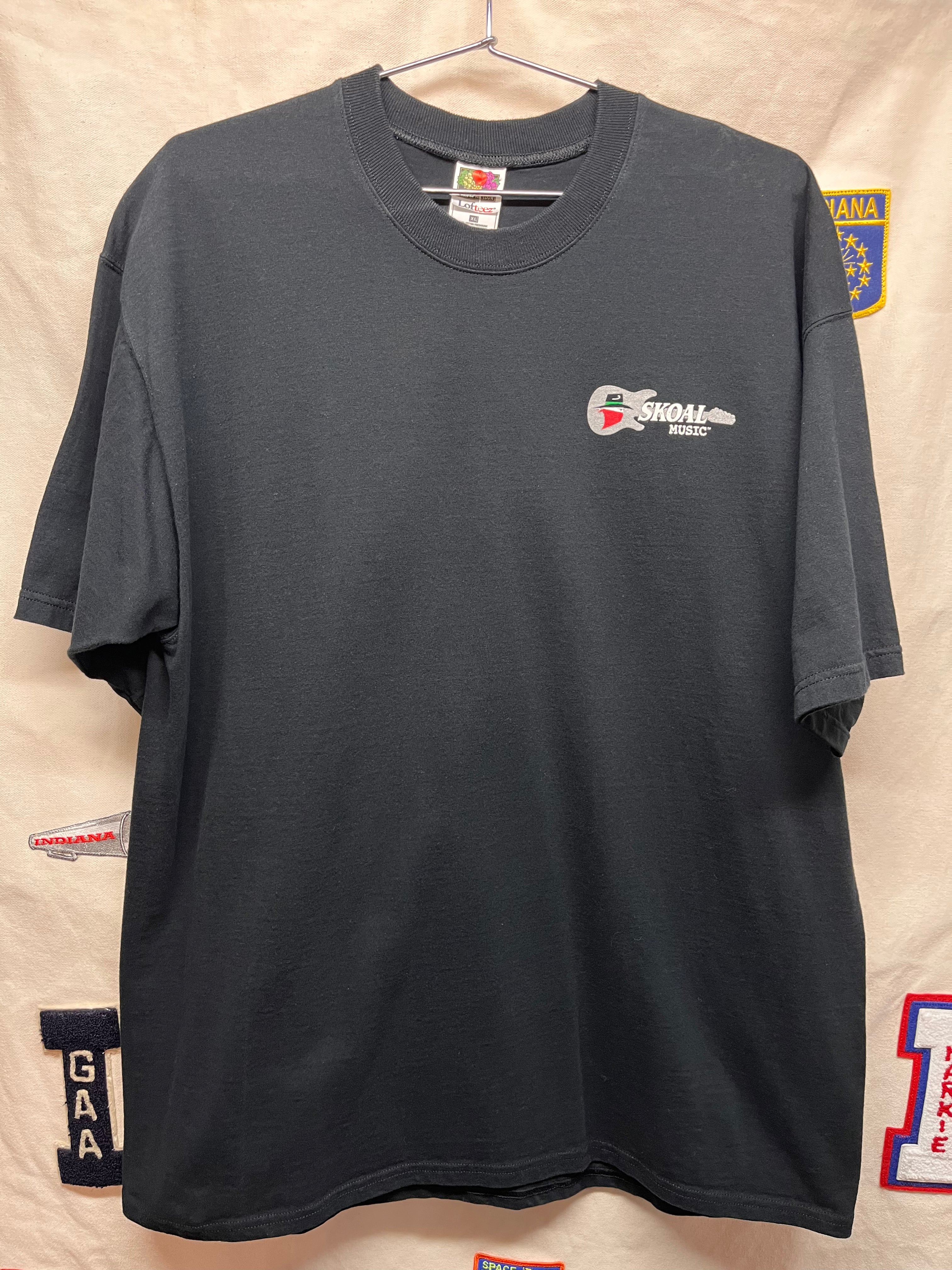 Vintage Skoal Chewing Tobacco Music Guitar Black Promo T-Shirt: XL