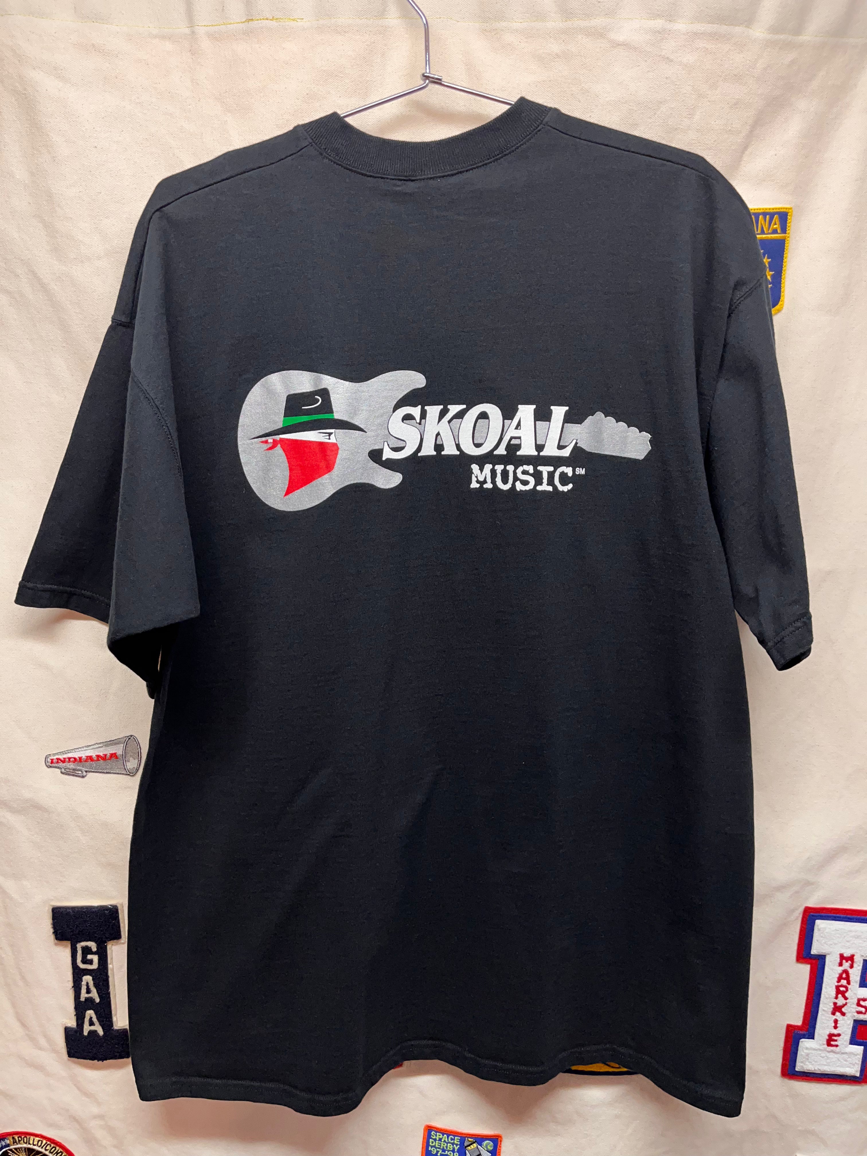 Vintage Skoal Chewing Tobacco Music Guitar Black Promo T-Shirt: XL