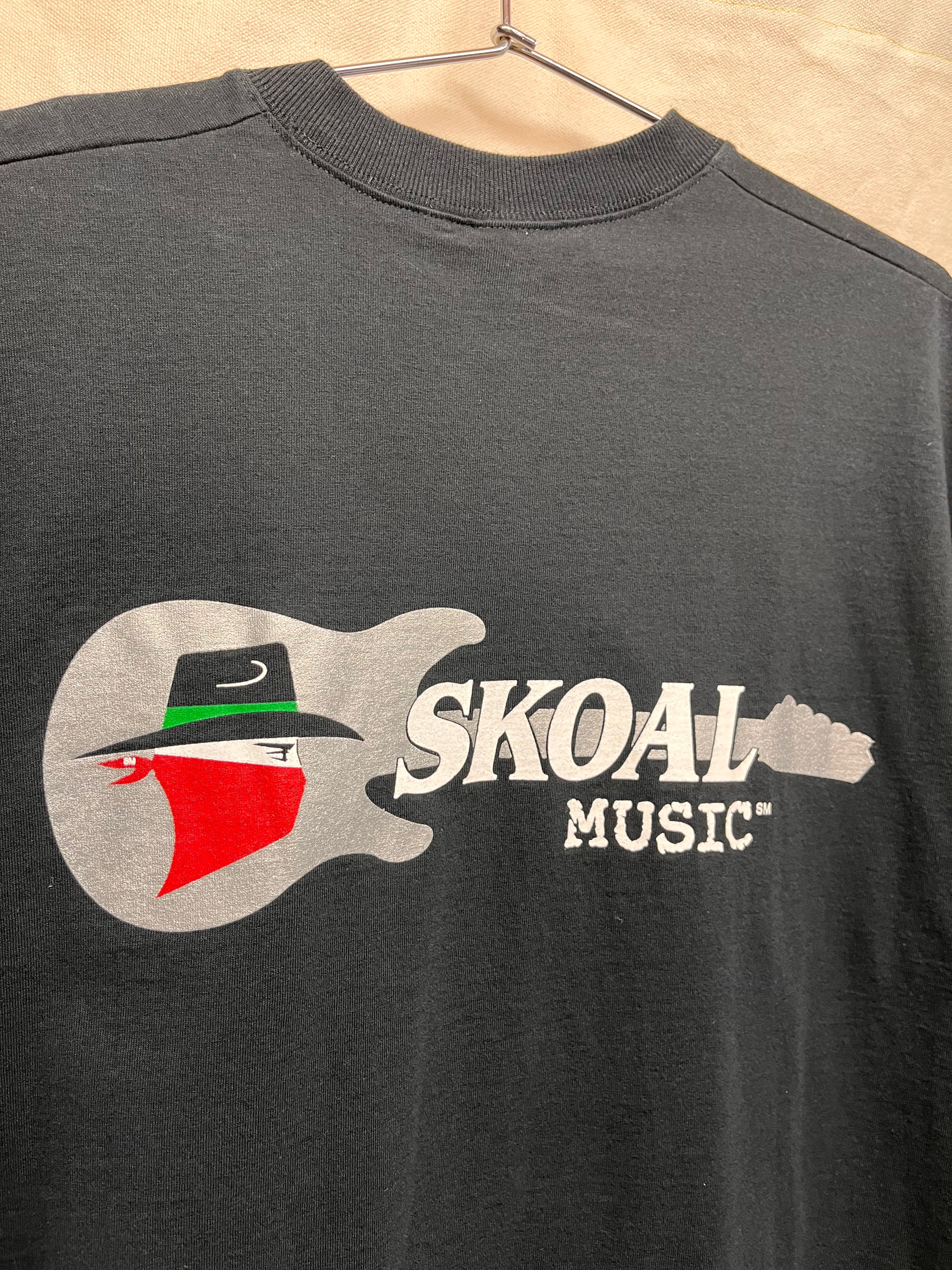 Vintage Skoal Chewing Tobacco Music Guitar Black Promo T-Shirt: XL