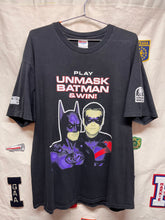Load image into Gallery viewer, Vintage Batman and Robin 1997 Taco Bell Pepsi Promo Black T-Shirt: XL
