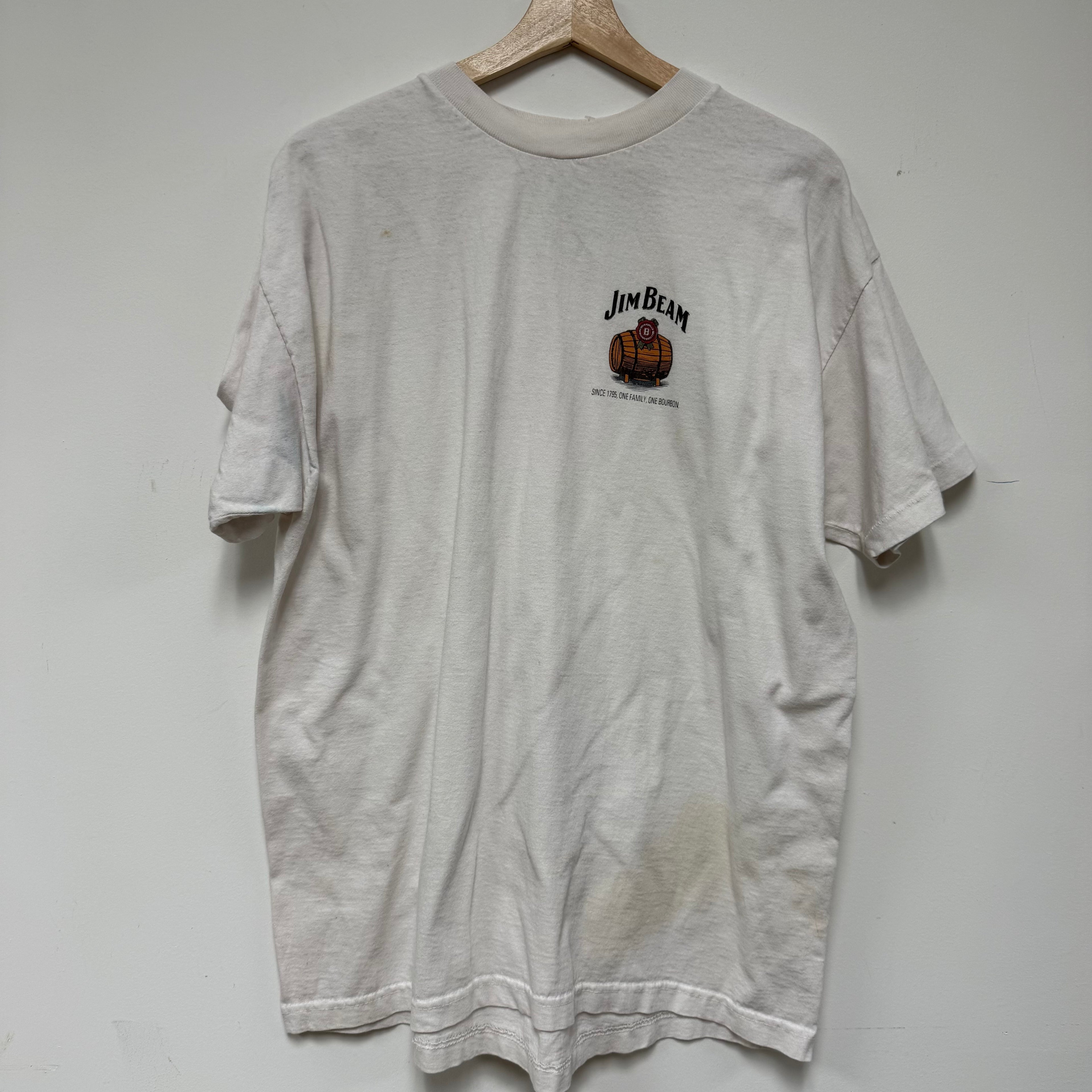 Vintage Jim Bean Bourbon T-Shirt: XL