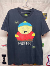 Load image into Gallery viewer, Vintage South Park Eric Cartman Comedy Central 1997 TV Show Cussing Black T-Shirt: XL
