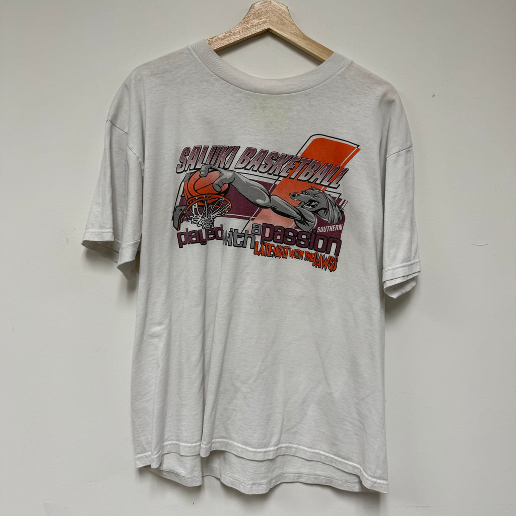 Vintage Saluki Basketball T-Shirt: L