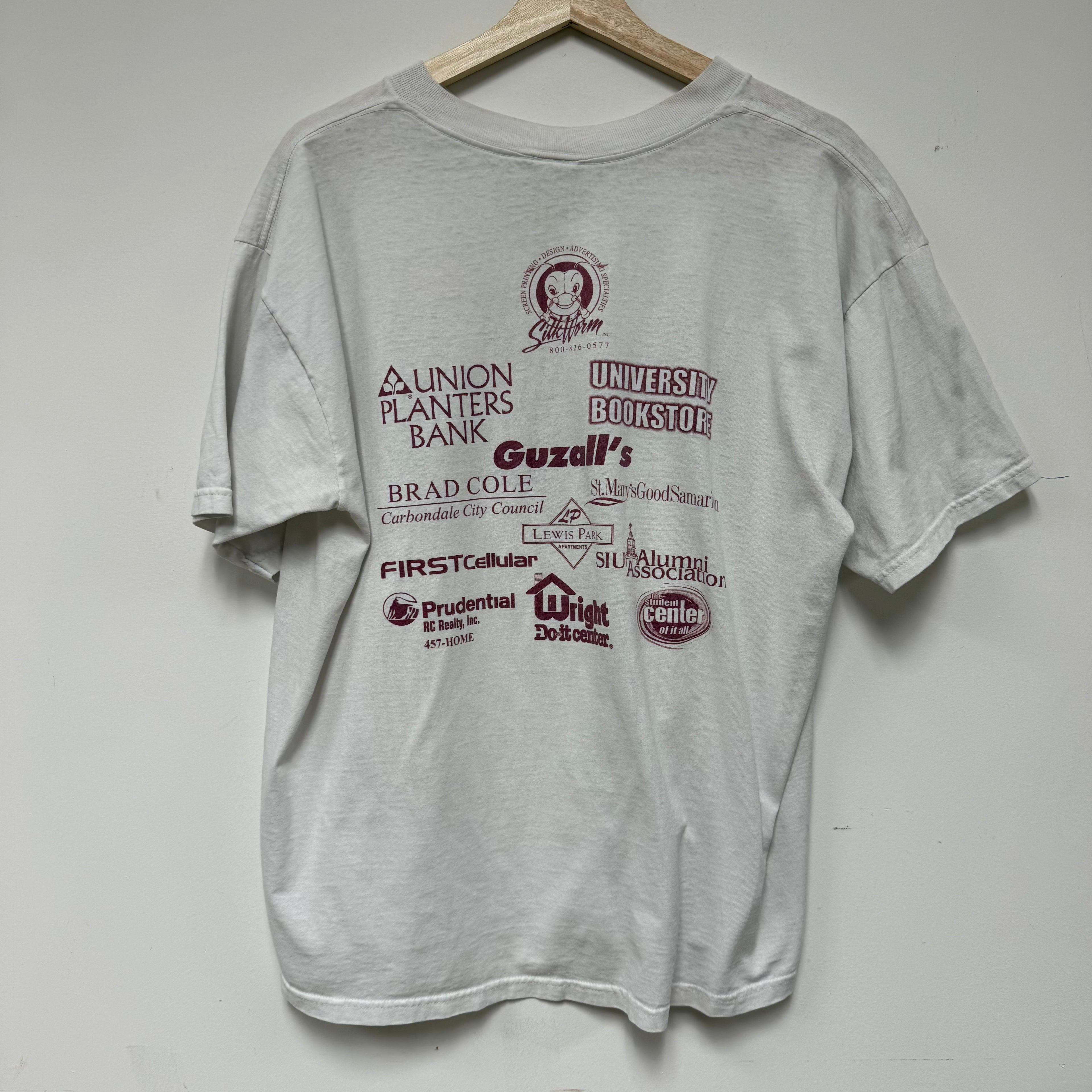 Vintage Saluki Basketball T-Shirt: L