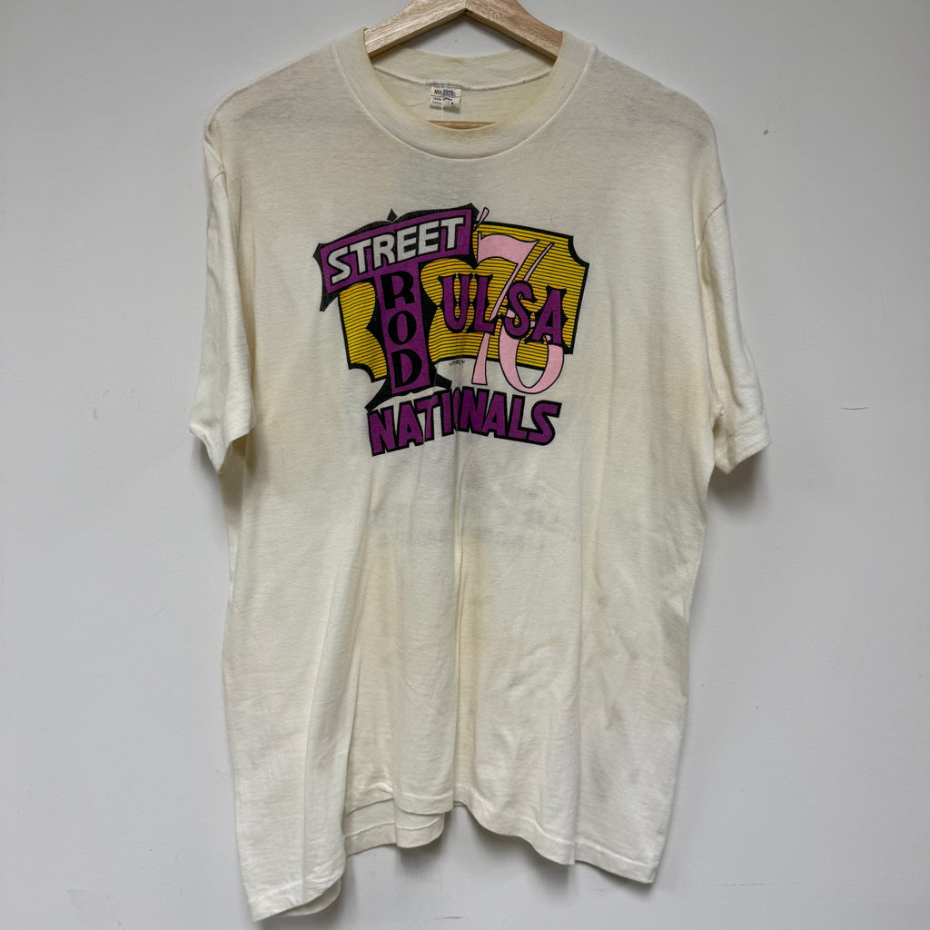 Vintage '76 Tulsa Street Rod Nationals T-Shirt: L
