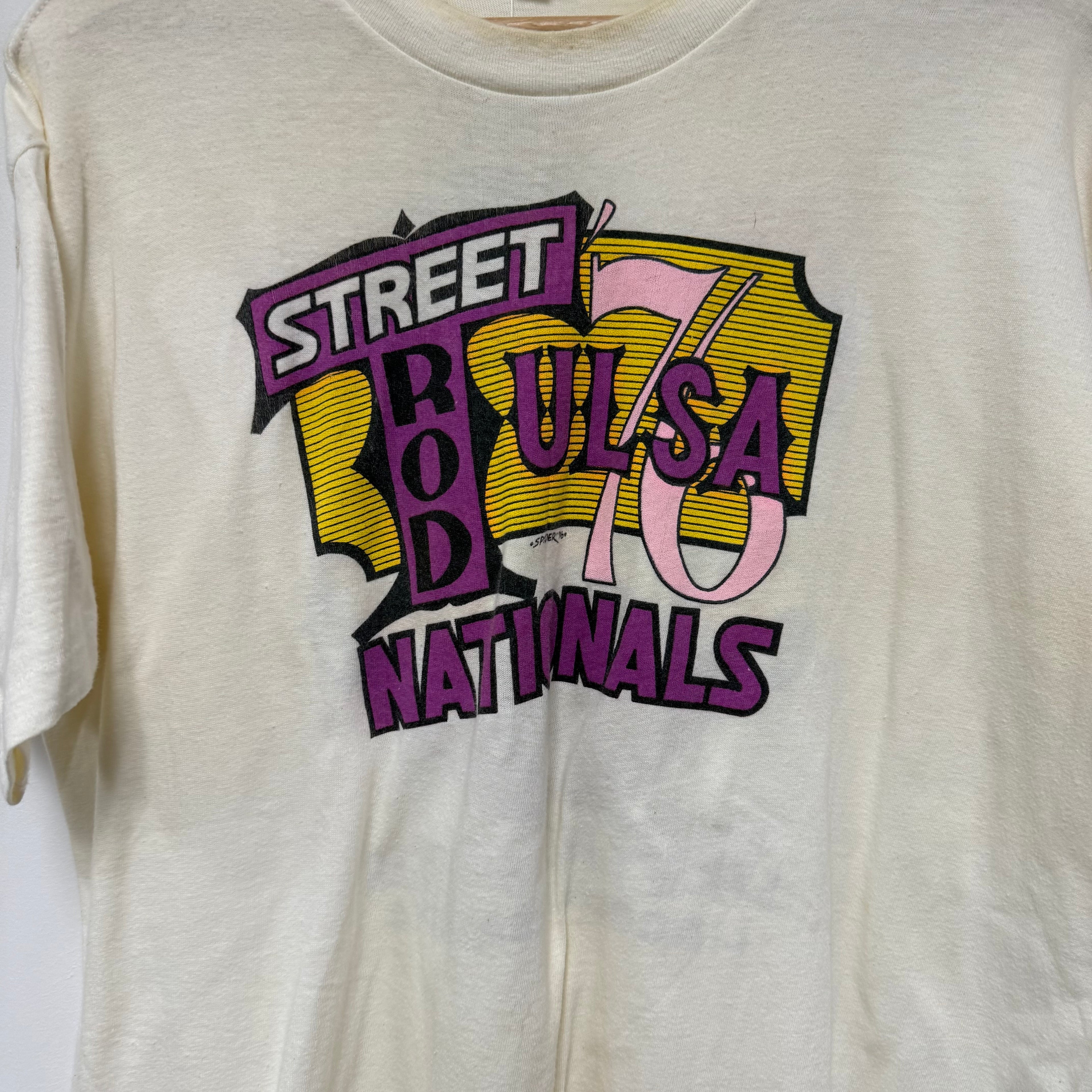 Vintage '76 Tulsa Street Rod Nationals T-Shirt: L