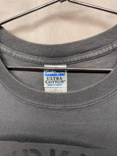 Load image into Gallery viewer, Vintage Slipknot Spray Paint Stencil Grafitti Charcoal Grey Y2K Band T-Shirt: XL
