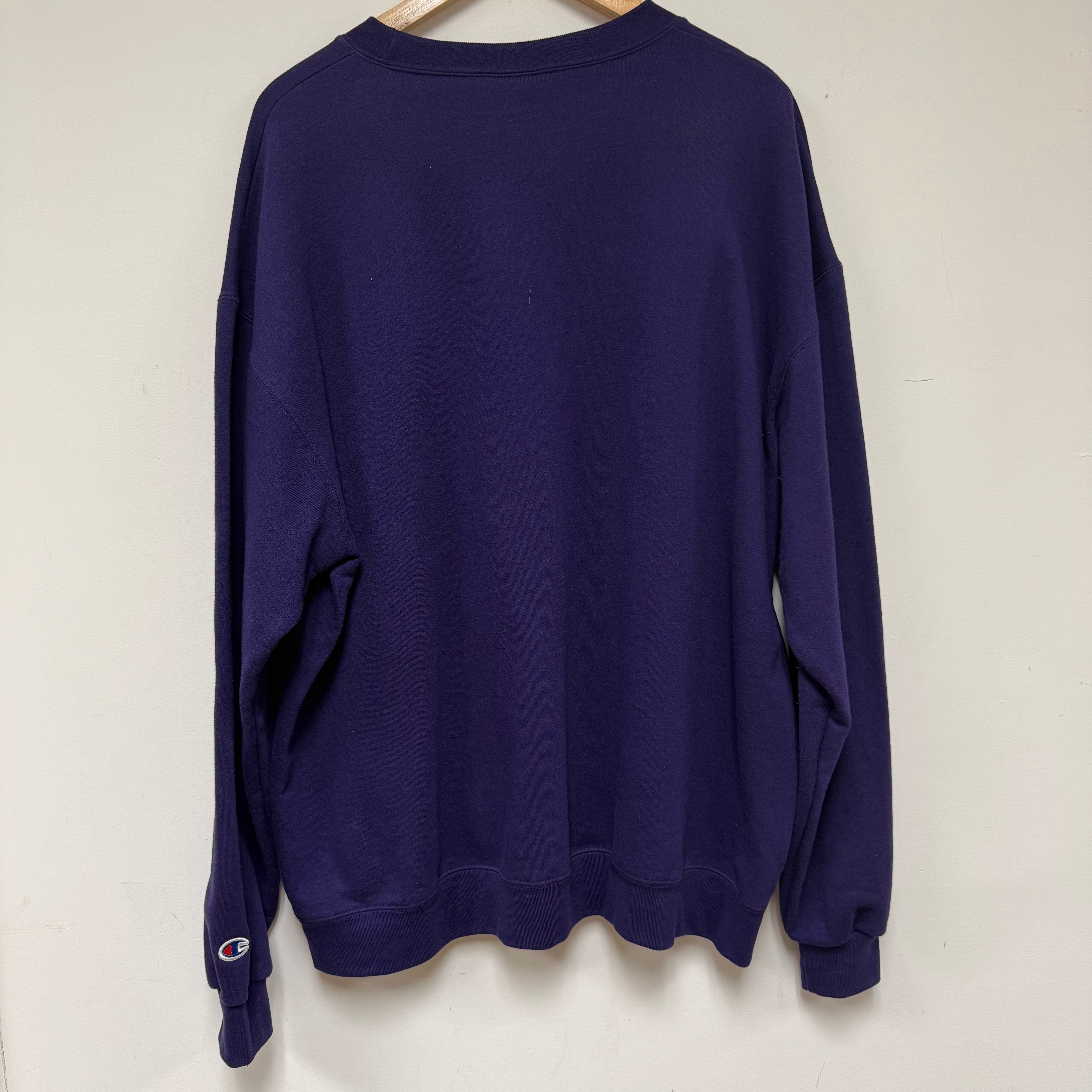 Vintage UE Purple Aces Basketball Crewneck: XXL