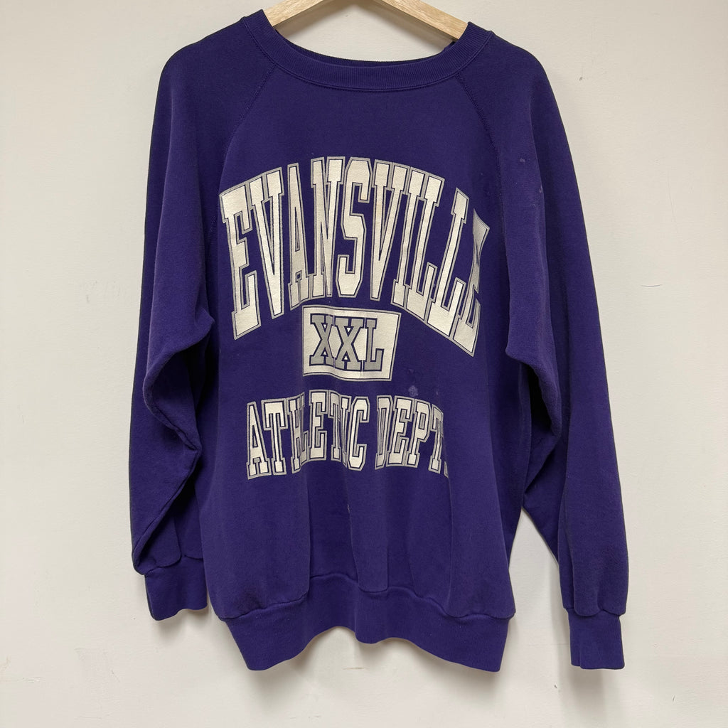 Vintage Evansville UE Aces Crewneck: L