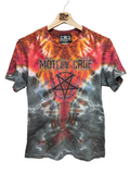 Vintage Motley Crue Symmetria USA 80's Tie-Dye T-Shirt: Small