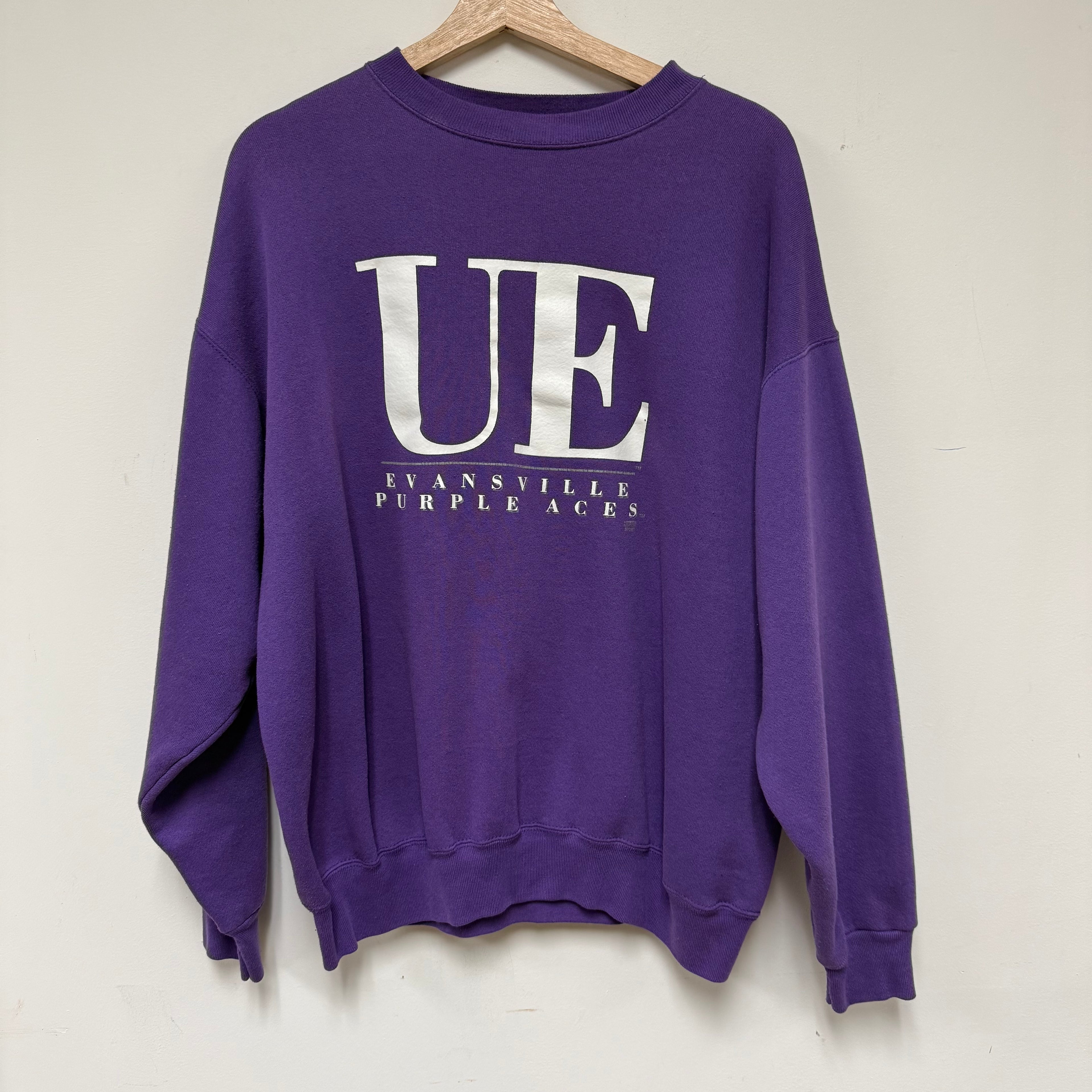 Vintage UE Purple Aces Crewneck: XL