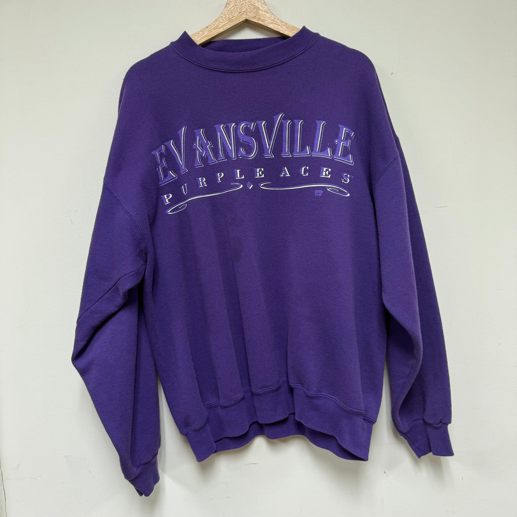 Vintage UE Purple Aces Crewneck: XL