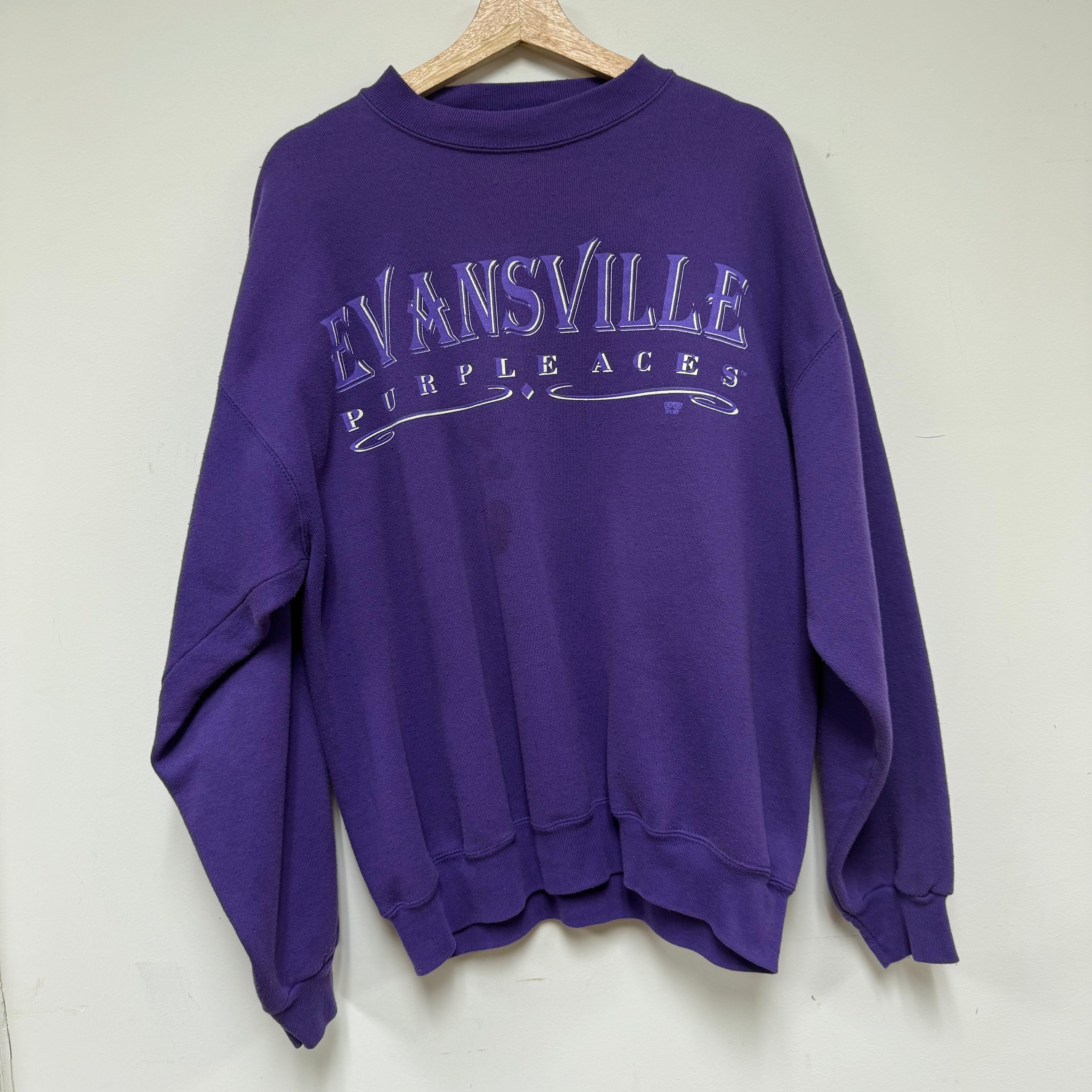 Vintage UE Purple Aces Crewneck: XL