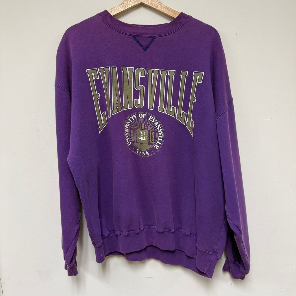 Vintage University of Evansville Crewneck: XL