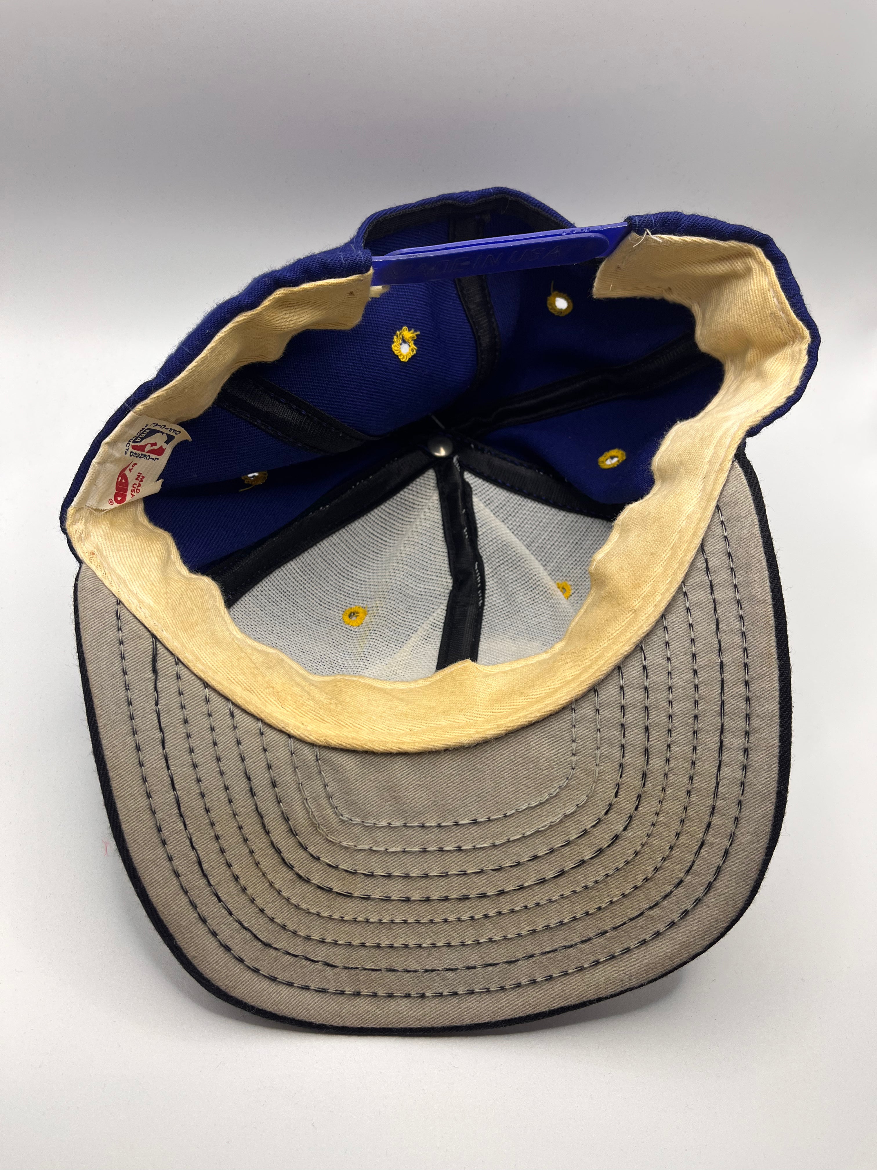 Vintage Golden State Warriors 90's NBA Blue AJD Snapback Hat