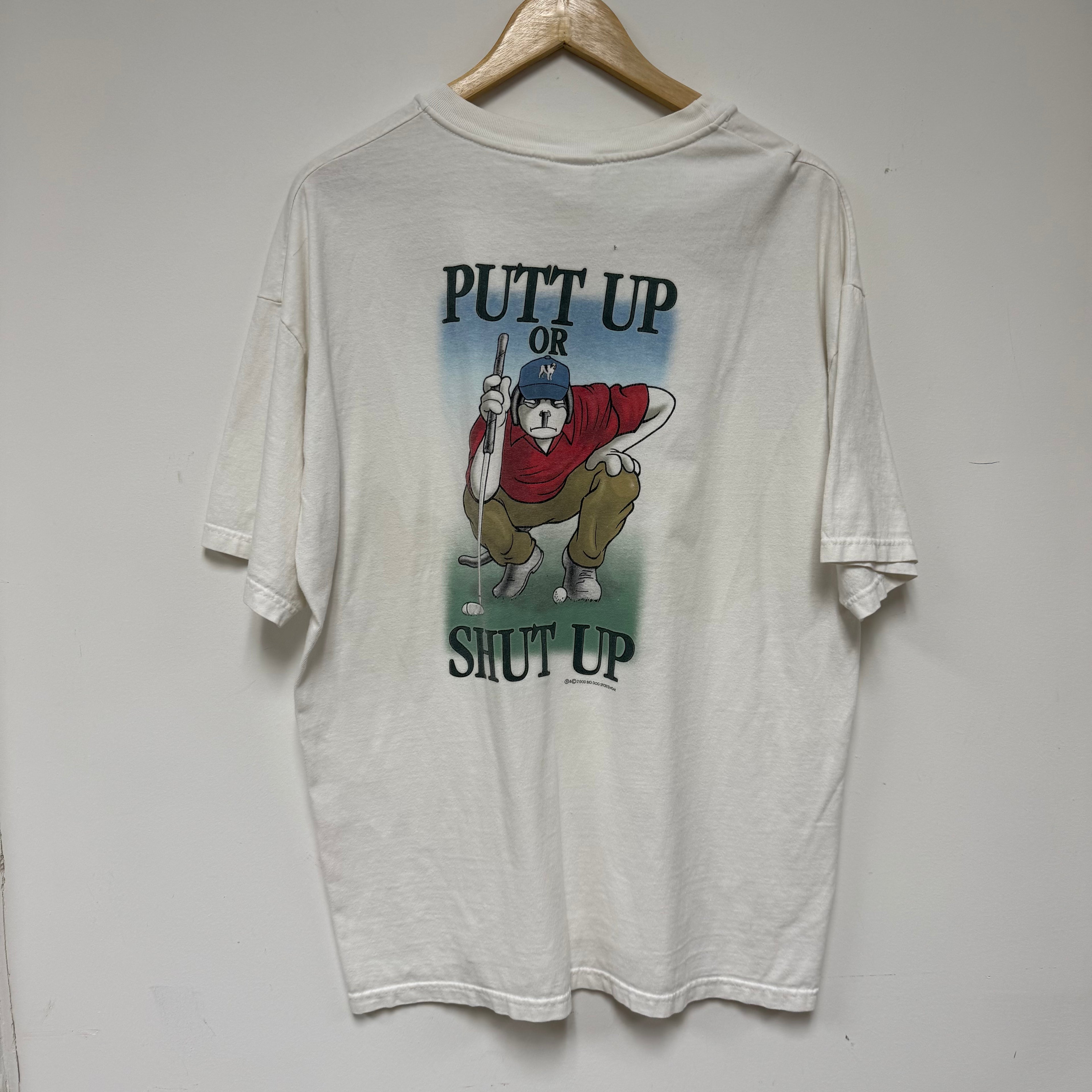 Vintage Big Dogs Golf Graphic T-Shirt: XL