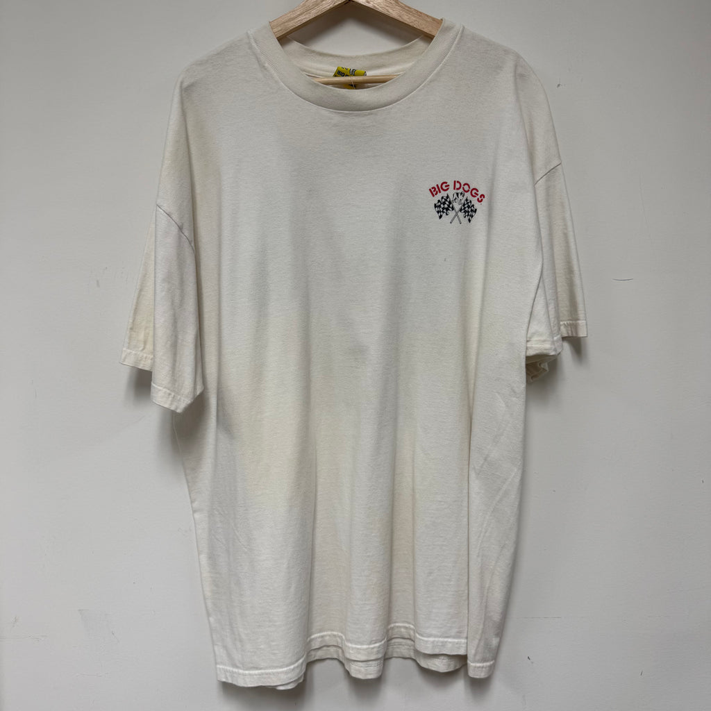 Vintage Big Dogs Raceway Graphic T-Shirt: XL