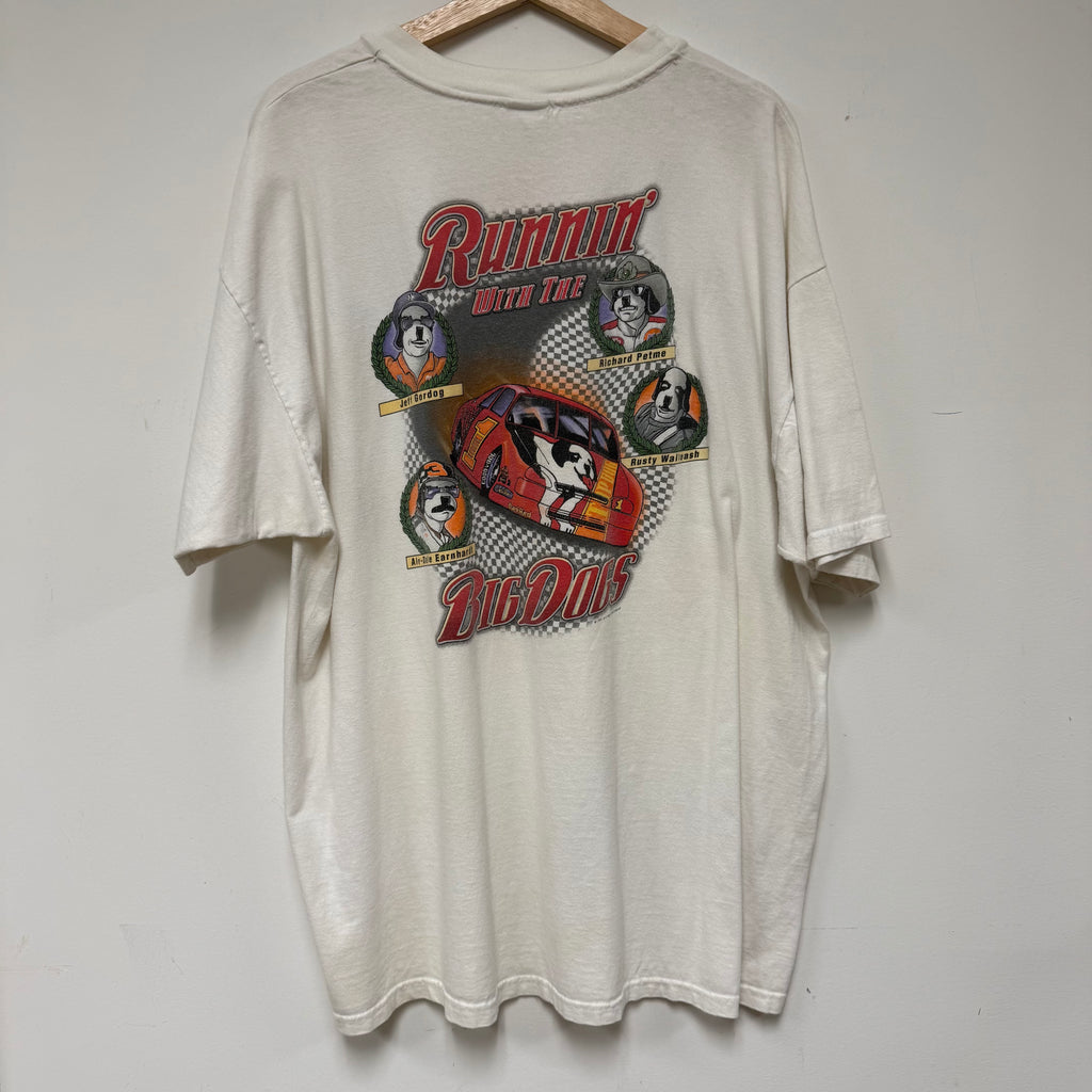 Vintage Big Dogs Raceway Graphic T-Shirt: XL