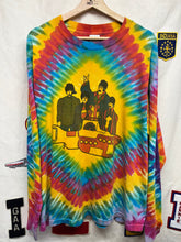 Load image into Gallery viewer, Vintage The Beatles Longsleeve Tie-Dye Yellow Submarine Murino T-Shirt: XL
