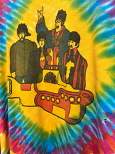 Load image into Gallery viewer, Vintage The Beatles Longsleeve Tie-Dye Yellow Submarine Murino T-Shirt: XL
