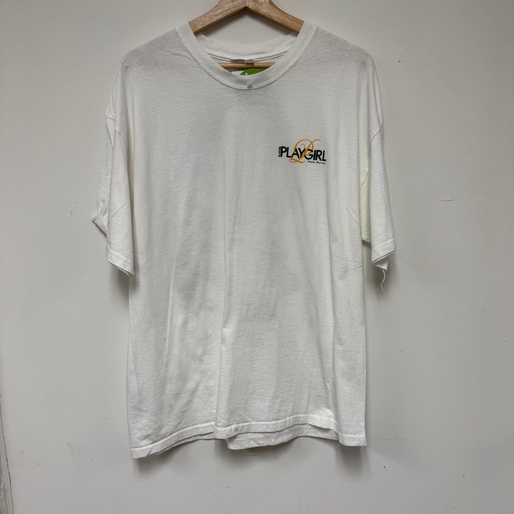 Vintage Playgirl Male Revue T-Shirt: XL